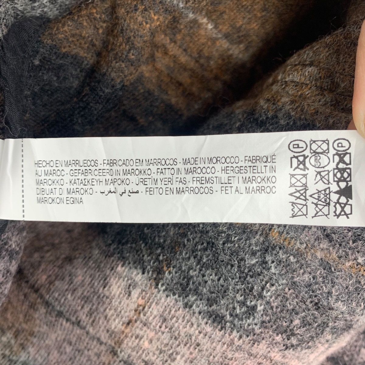 Zara ZARA Casualwear Designer Checkered Wool Crop Sweater Jacket Size L / US 10 / IT 46 - 9 Thumbnail