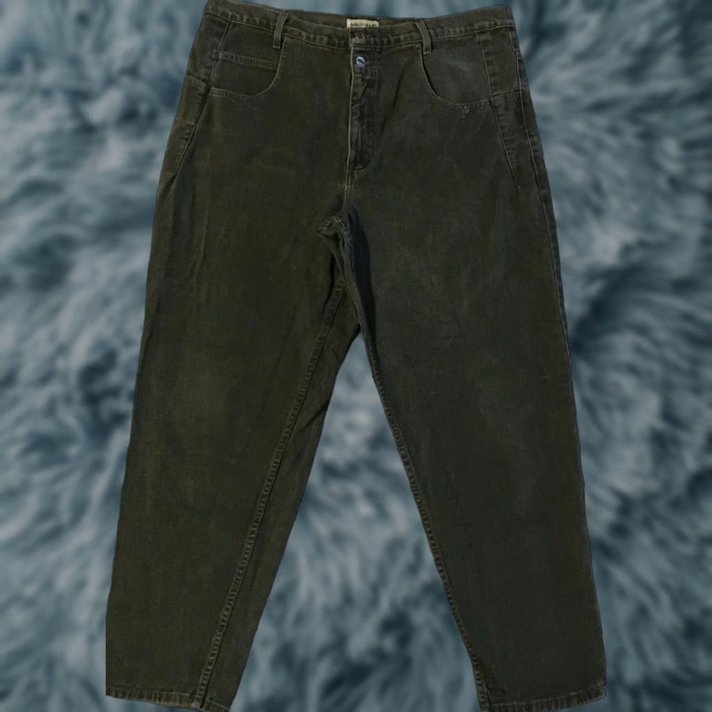 Guess VINTAGE GUESS Jeans Tapered 40 USA Green Distressed 90s 80s Y2K Grunge Hip Hop Skate Mens Jeans Size US 40 / EU 56 - 1 Thumbnail