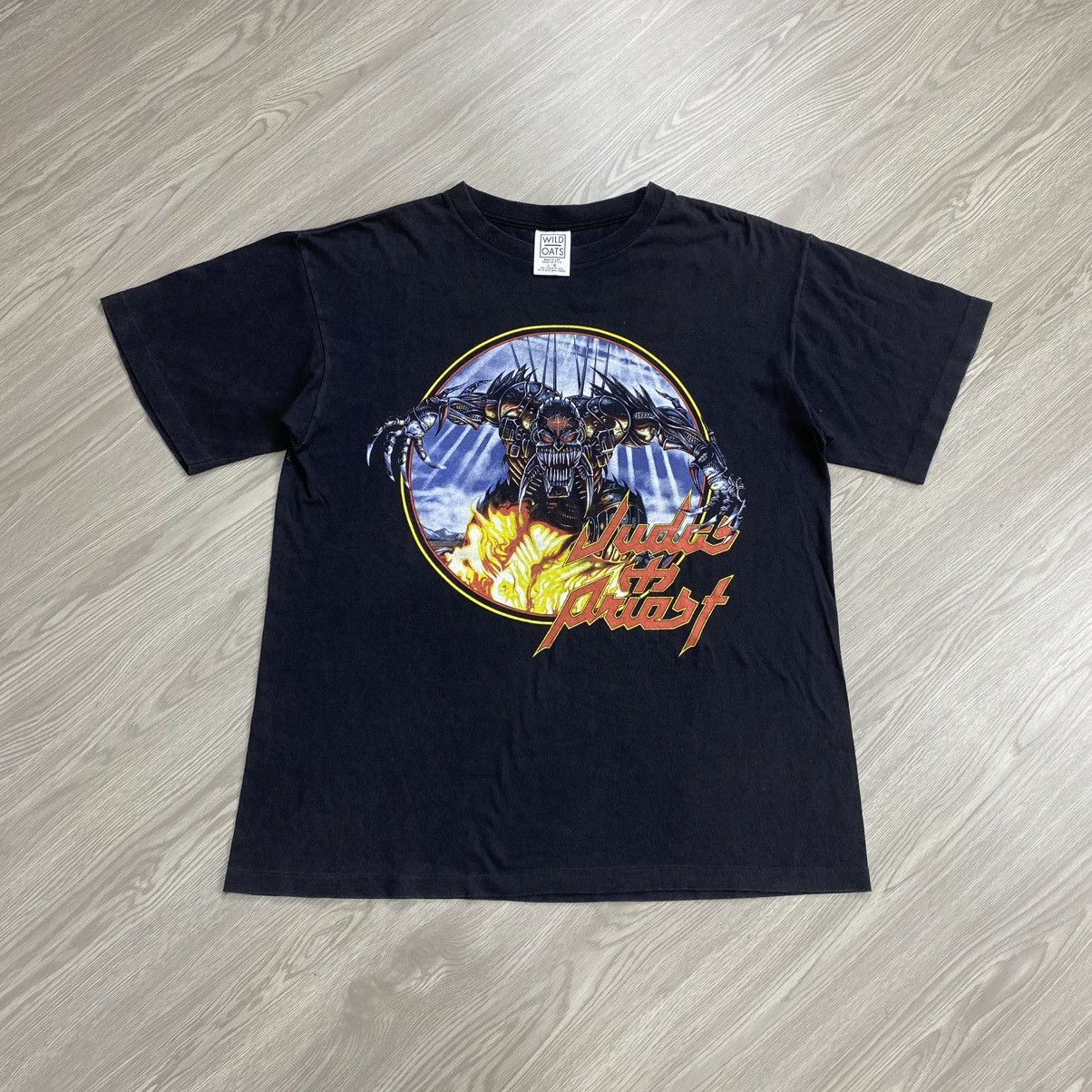 Band Tees 1990s Vintage Judas Priest Gladiator Band Tee Size US M / EU 48-50 / 2 - 1 Thumbnail
