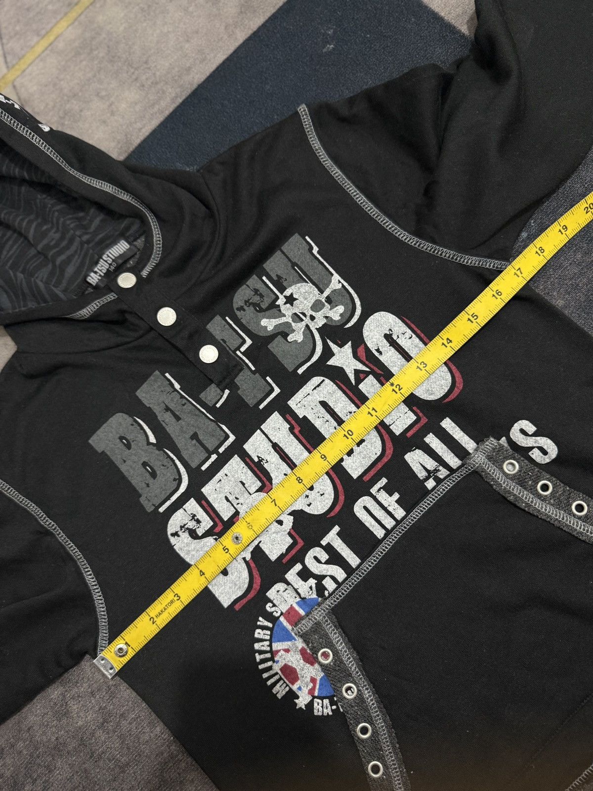 Hysteric Glamour BATSU STUDIO SKULL IFSIX HOODIE Size US S / EU 44-46 / 1 - 9 Thumbnail