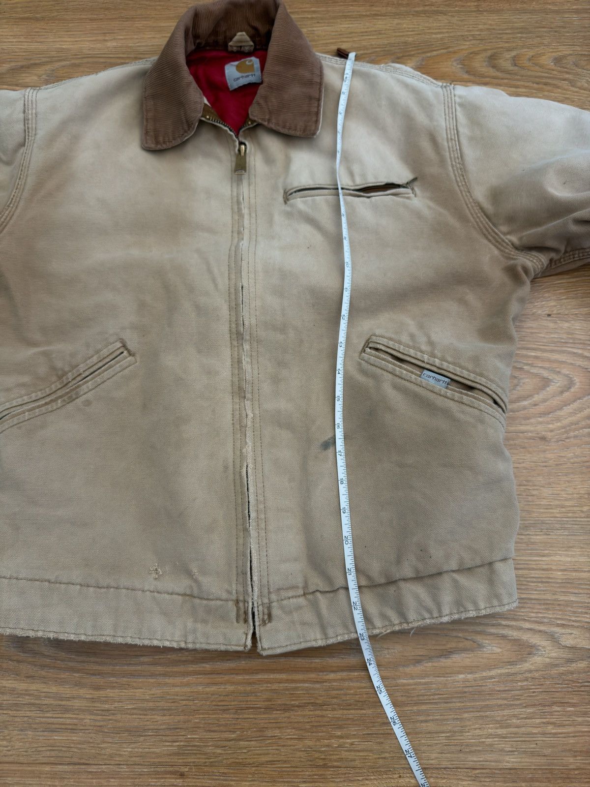 Carhartt vtg carhartt jacket light tan Size US S / EU 44-46 / 1 - 8 Thumbnail