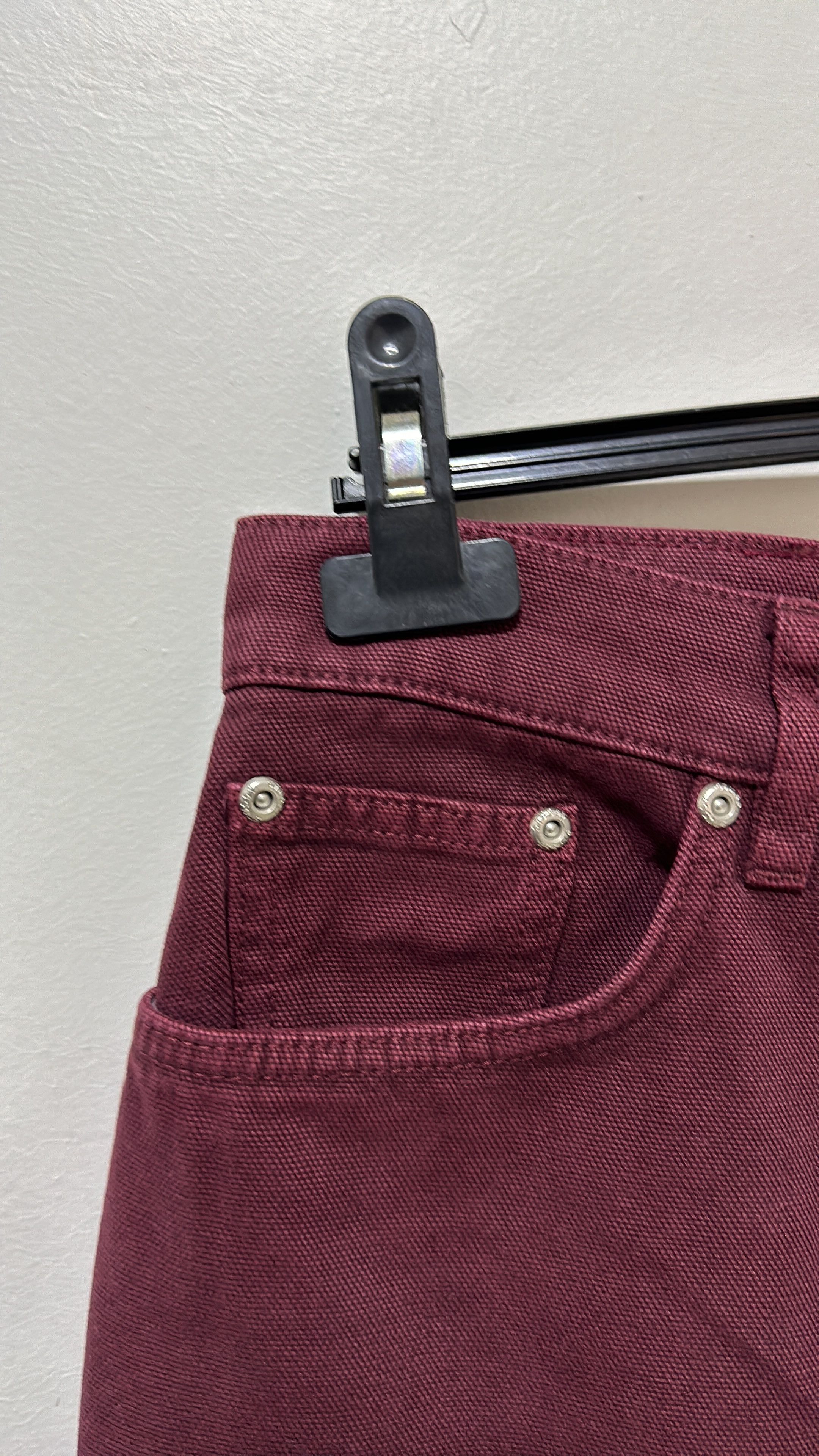Stussy Stussy Big Ol Jean Wine Size 32 Size US 32 / EU 48 - 4 Thumbnail