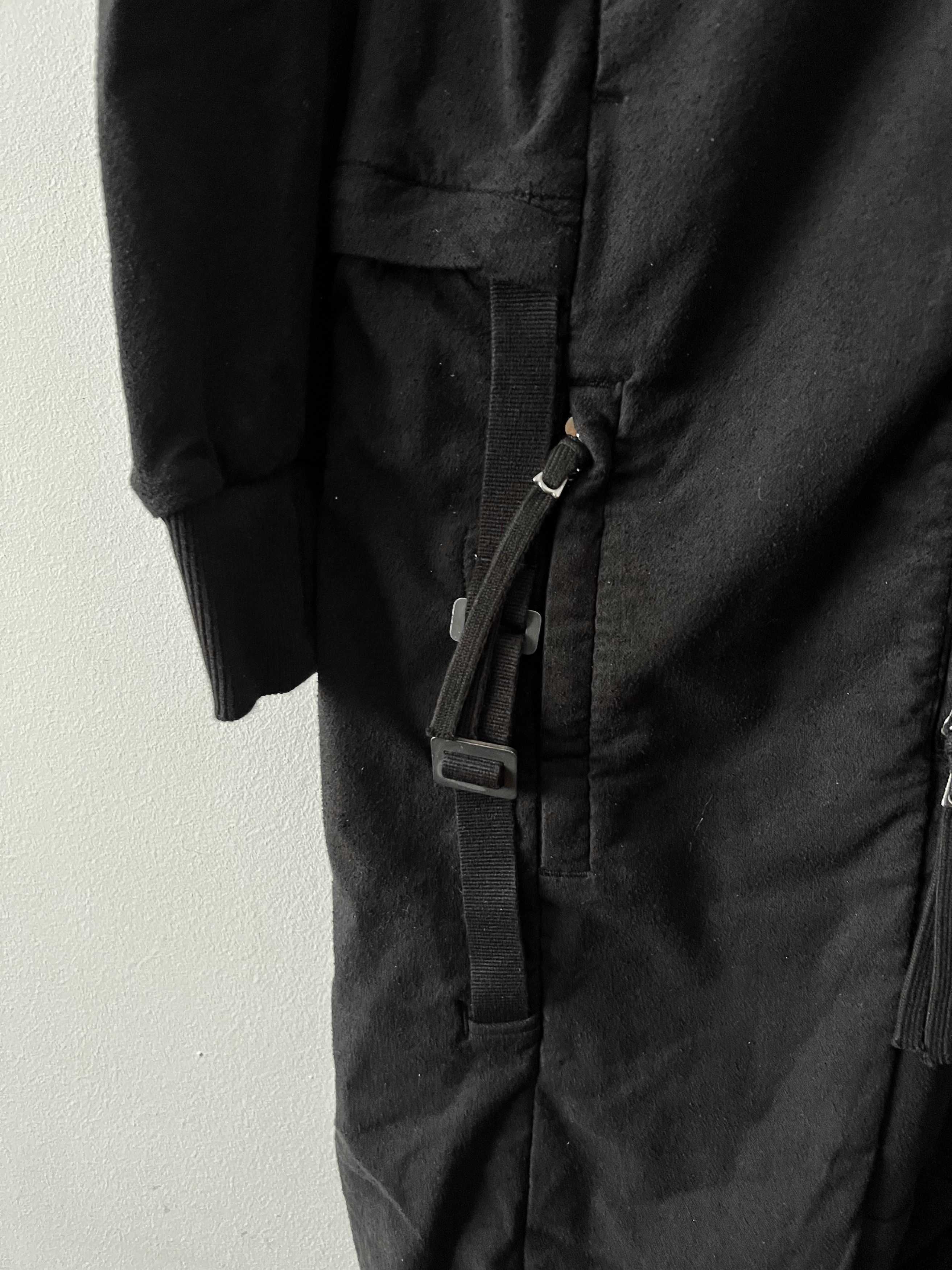 Boris Bidjan Saberi Black Overall 2 Jumpsuit Size US 32 / EU 48 - 9 Thumbnail