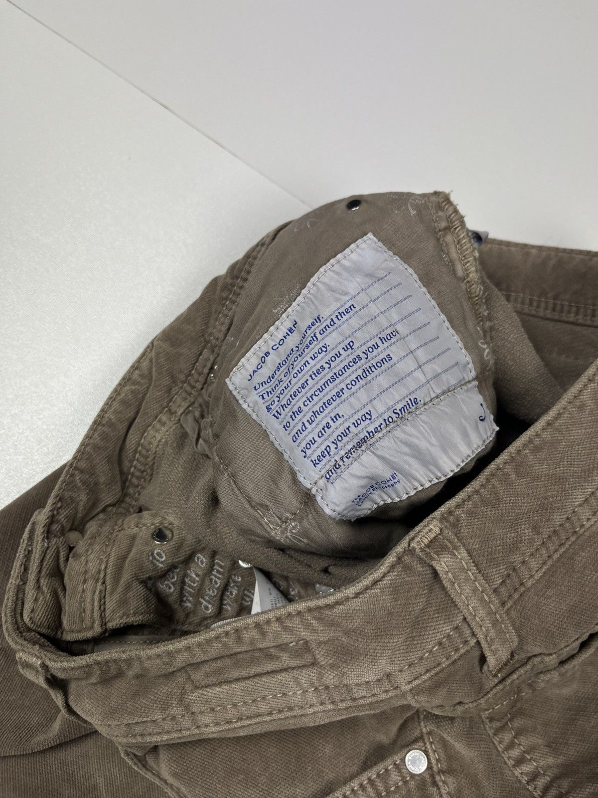 Jacob Cohen × Vintage Vintage Jacob Cohen Luxury Handmade Designer Pants Size US 30 / EU 46 - 8 Thumbnail