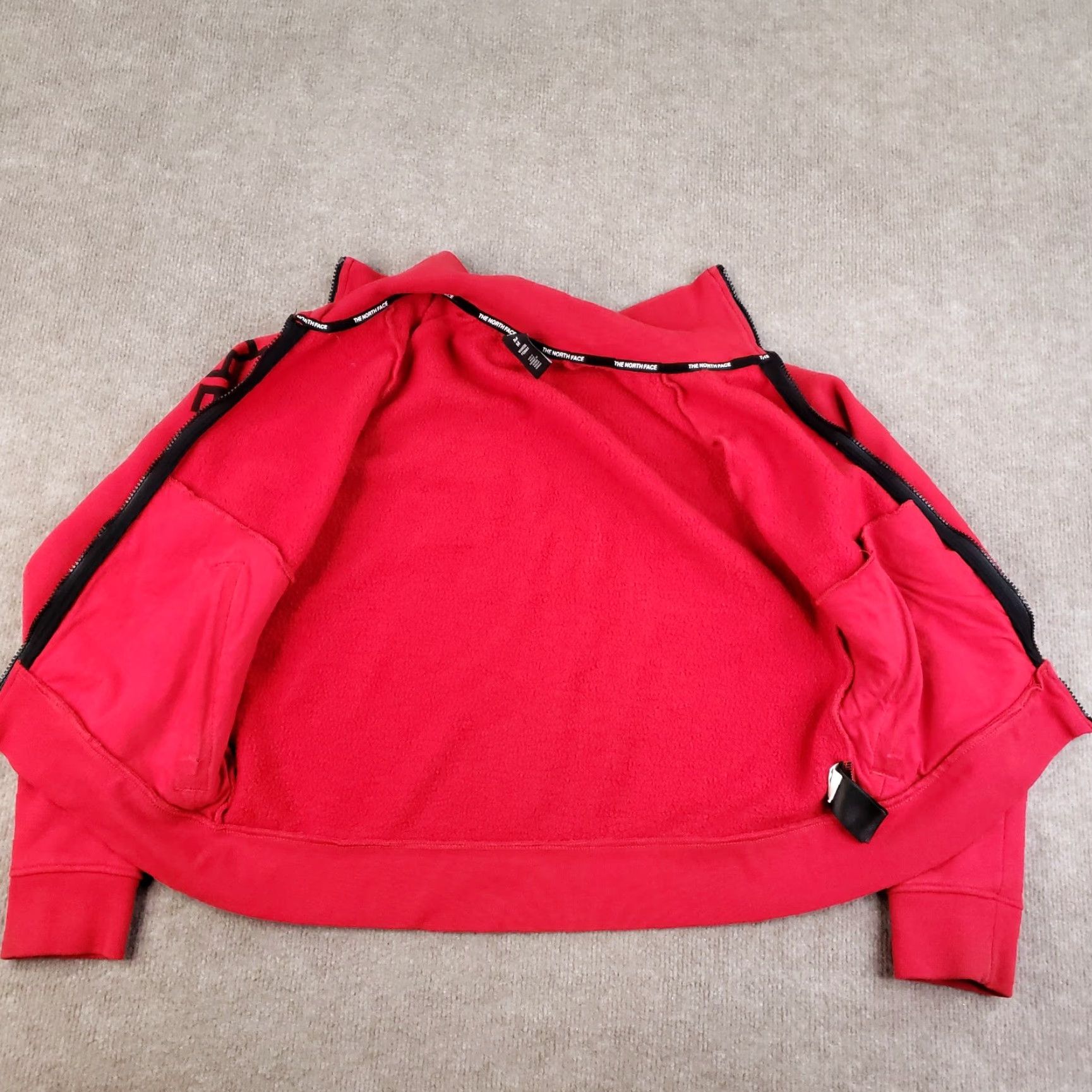 The North Face North Face Jacket Womens Medium Red Fleece Lined Full Zip Outdoor Hiking Collar Size M / US 6-8 / IT 42-44 - 6 Thumbnail