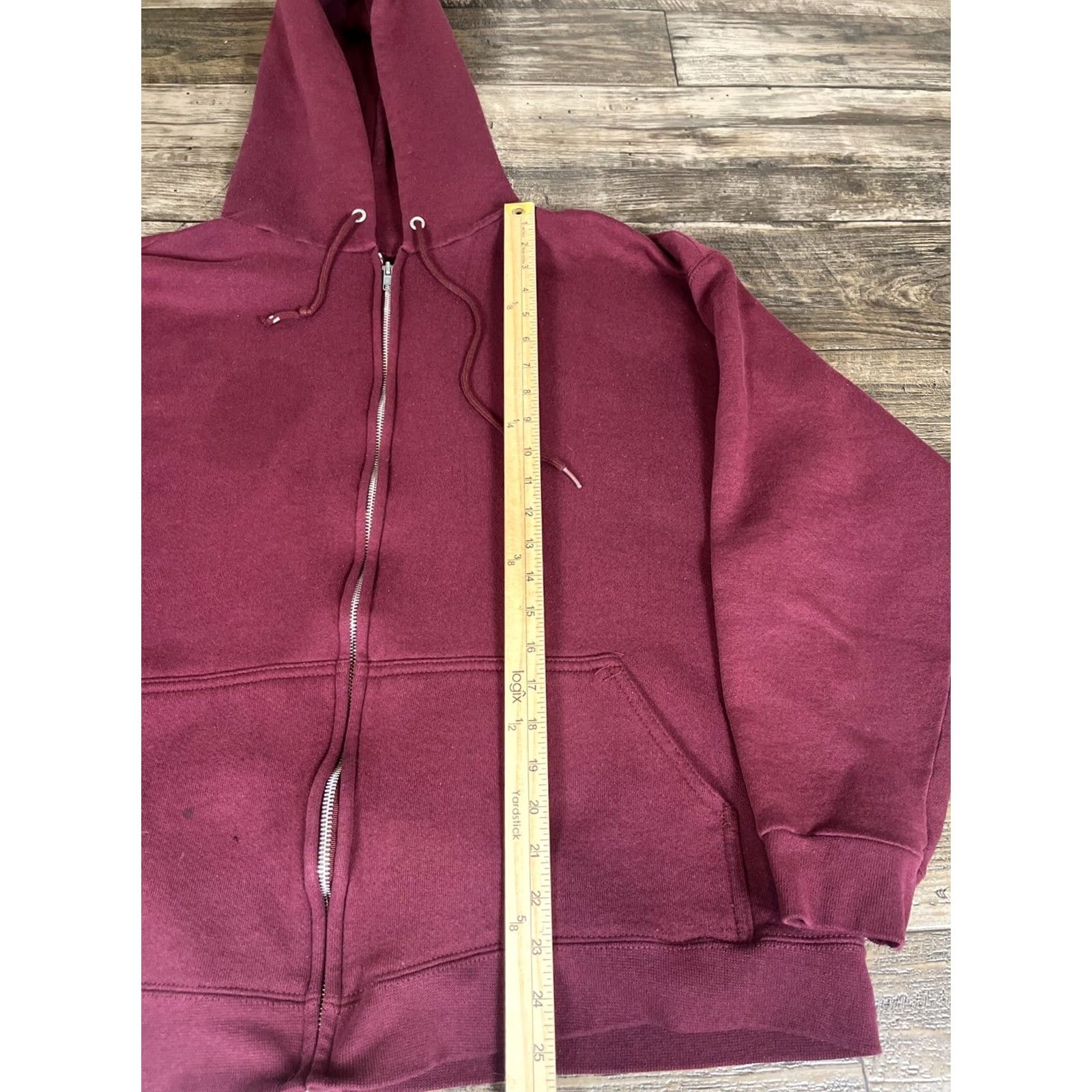 ESPIRIT VINTAGE Pro Spirit Hoodie Sweatshirt 2XL Red Mens Football Logo Graphic Plain Zip Up Size US XXL / EU 58 / 5 - 2 Thumbnail