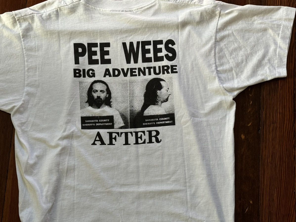 Vintage Pee Wees Big Adventure Arrest Shirt Size US XL / EU 56 / 4 - 8 Thumbnail