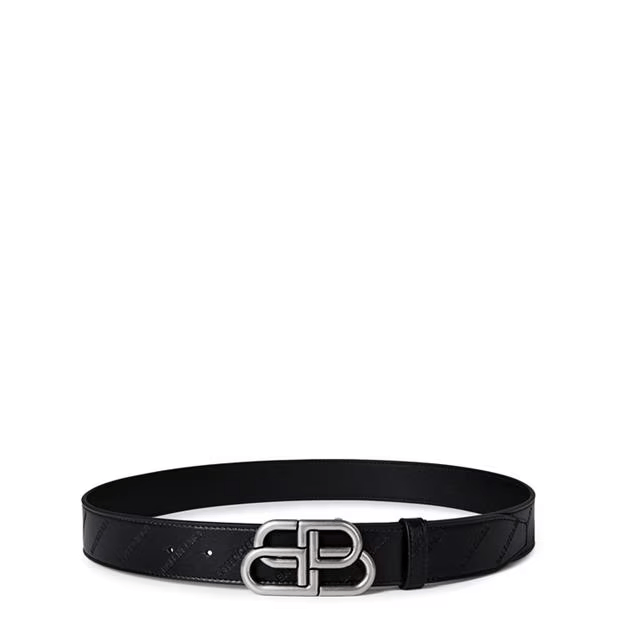 Balenciaga Bal Embossed Belt Sn51 Size ONE SIZE - 1 Thumbnail