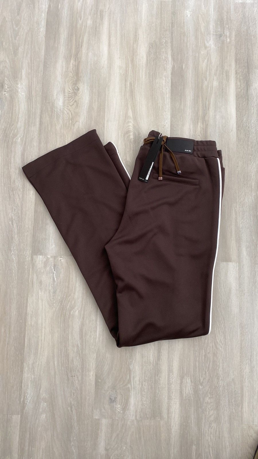 image of Amiri Men’S Track Pants Size M W-32 L-32 Mod.sheen Italy in Brown, Men's