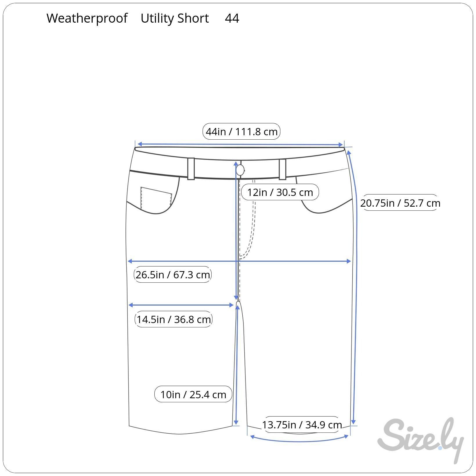 Weatherproof Weatherproof Men's Multifunctional Utility Shorts 44W Birch Size US 44 / EU 60 - 2 Thumbnail