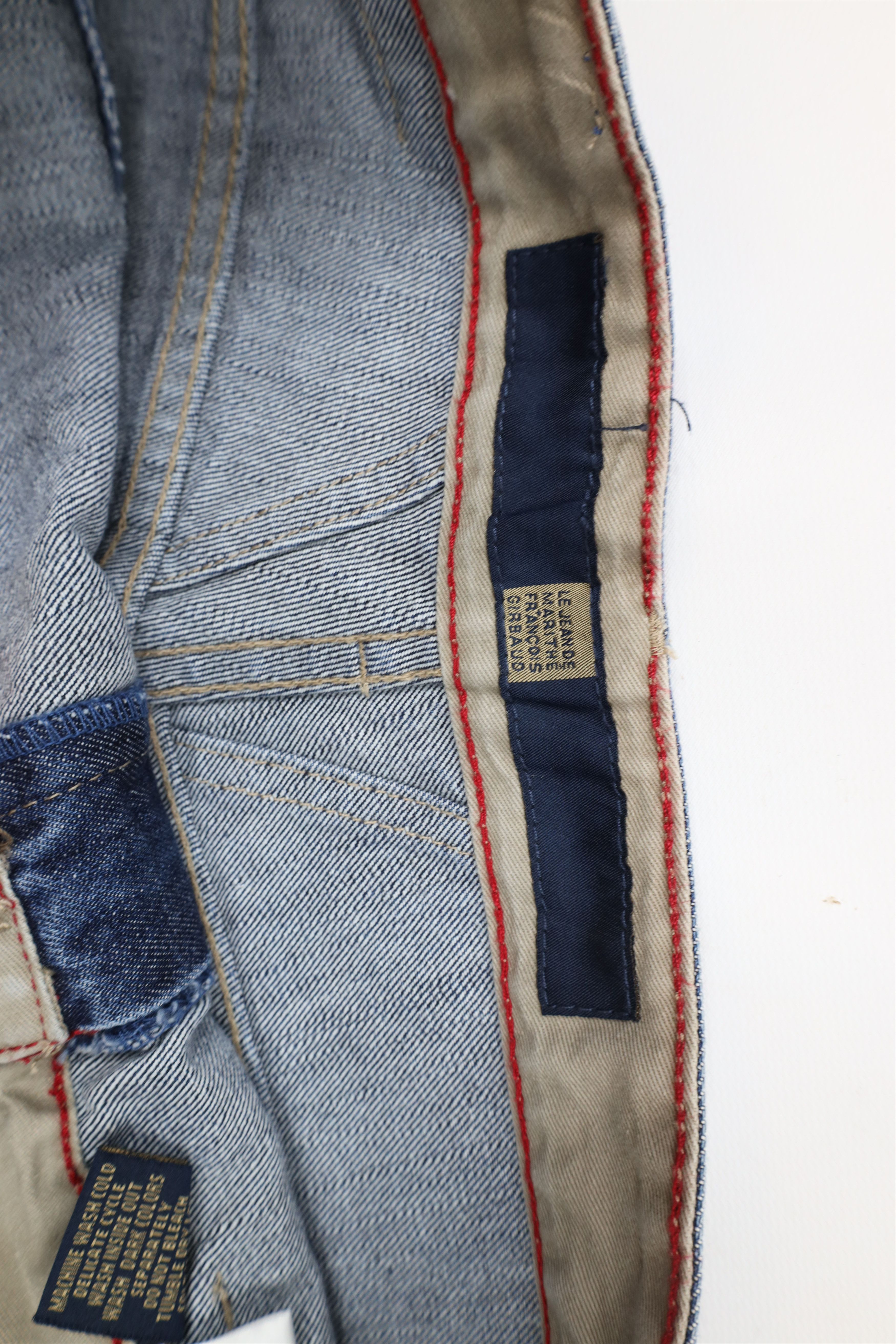 Marithe + Francois Girbaud × Vintage Deadstock Vintage 90s Marithe Francois Girbaud Denim Shorts Size US 32 / EU 48 - 8 Thumbnail
