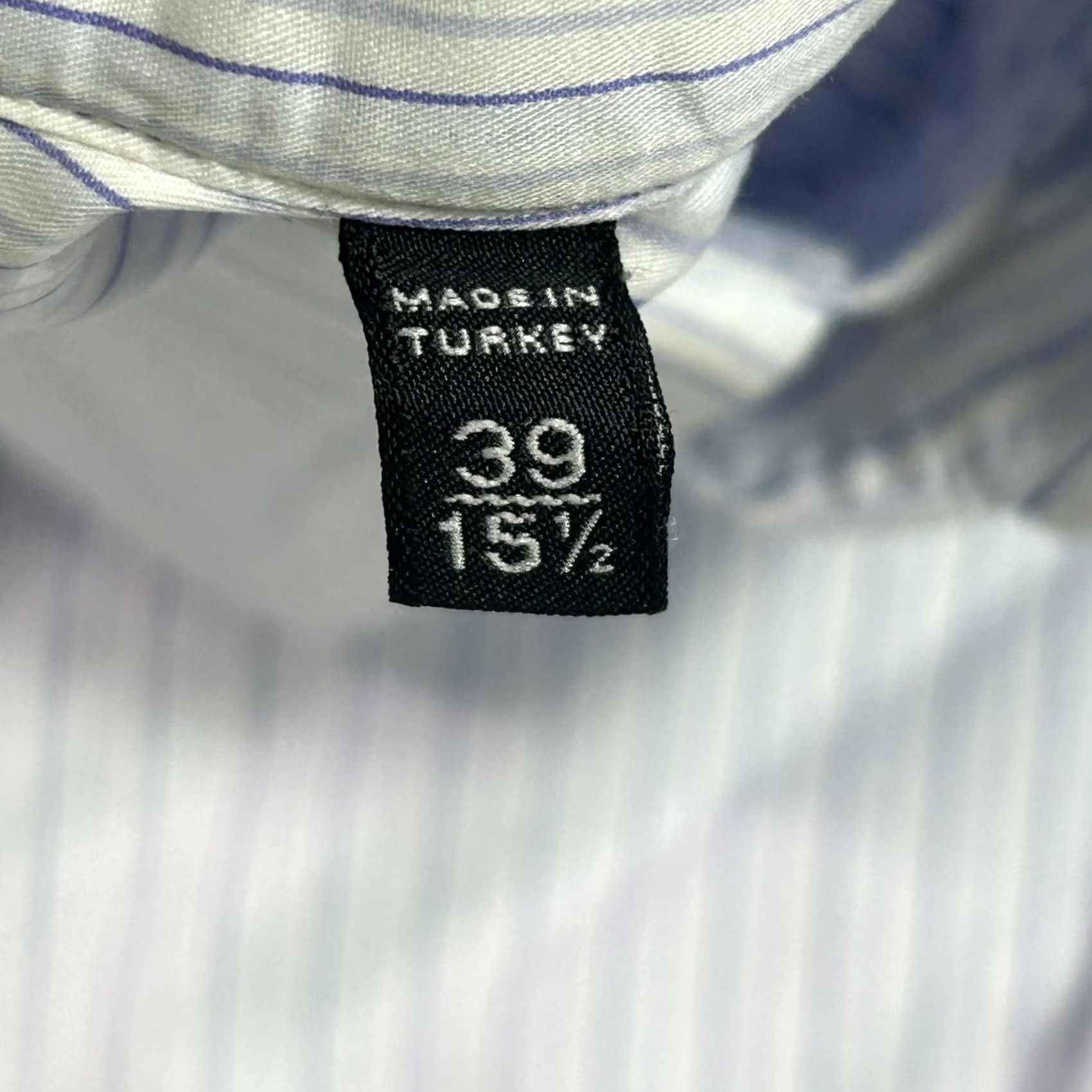 Ermenegildo Zegna Ermenegildo Zegna Dress Shirt Mens Regular Fit Cotton Stripe White 15.5 34/35 Size 42R - 5 Thumbnail