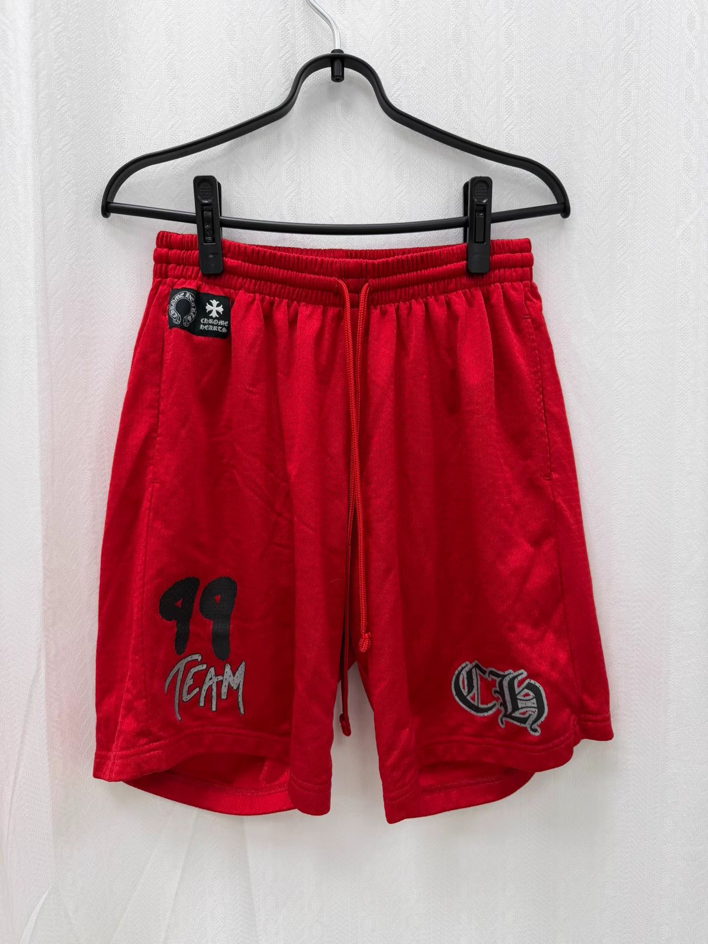 Chrome Hearts Chrome Hearts Mattyboy Red Mesh Hockey Shorts Size US 34 / EU 50 - 1 Thumbnail