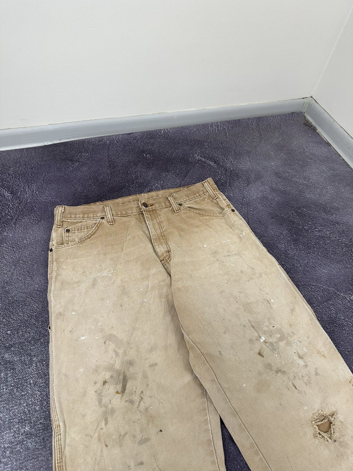 Dickies Vintage Dickies Faded Carpenter Baggy USA Opium Work Pants Size US 36 / EU 52 - 14 Thumbnail