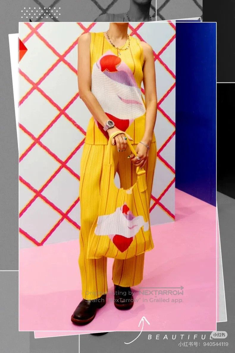 Issey Miyake Issey Miyake size:one size Aoyama Limited Yellow Illustrat Size XXS / US 00 / IT 34 - 8 Thumbnail