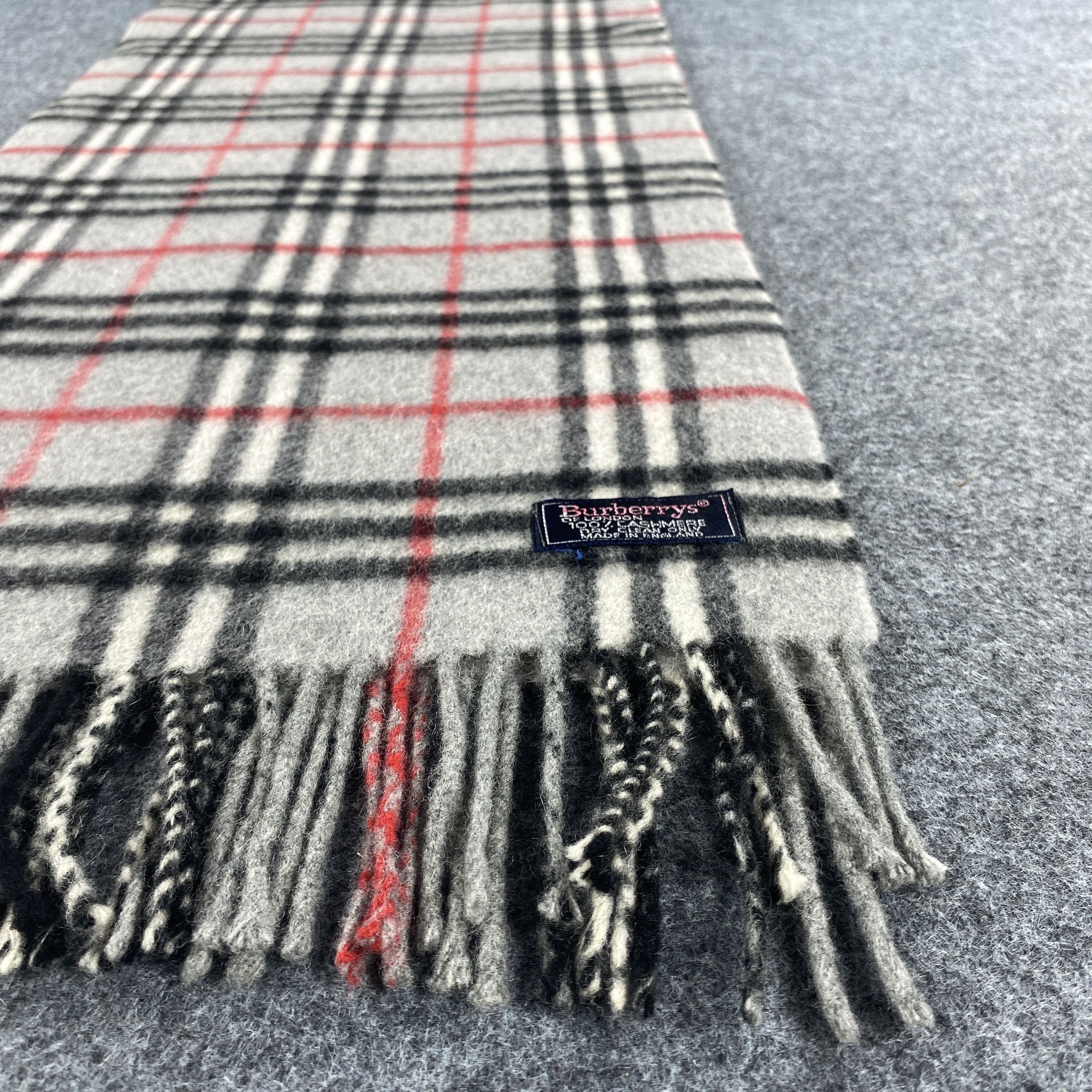 Burberry × Vintage GF10675 Burberry Scarf Neck Wear Muffler Nova Check Size ONE SIZE - 9 Thumbnail