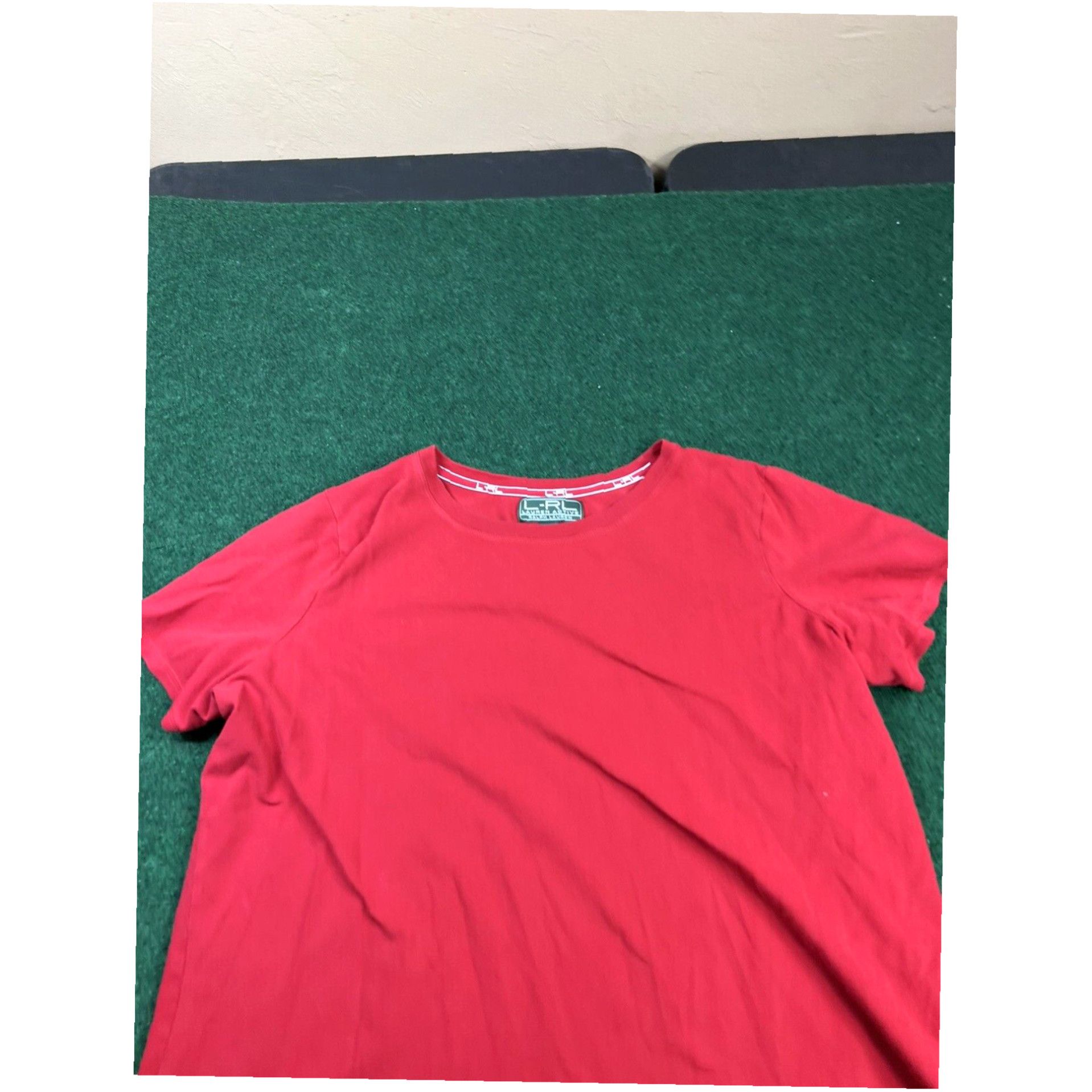 Ralph Lauren Ralph Lauren L-RL Lauren Active Womens Shirt Size XL Red Short Sleeve Logo Size XL / US 12-14 / IT 48-50 - 2 Thumbnail