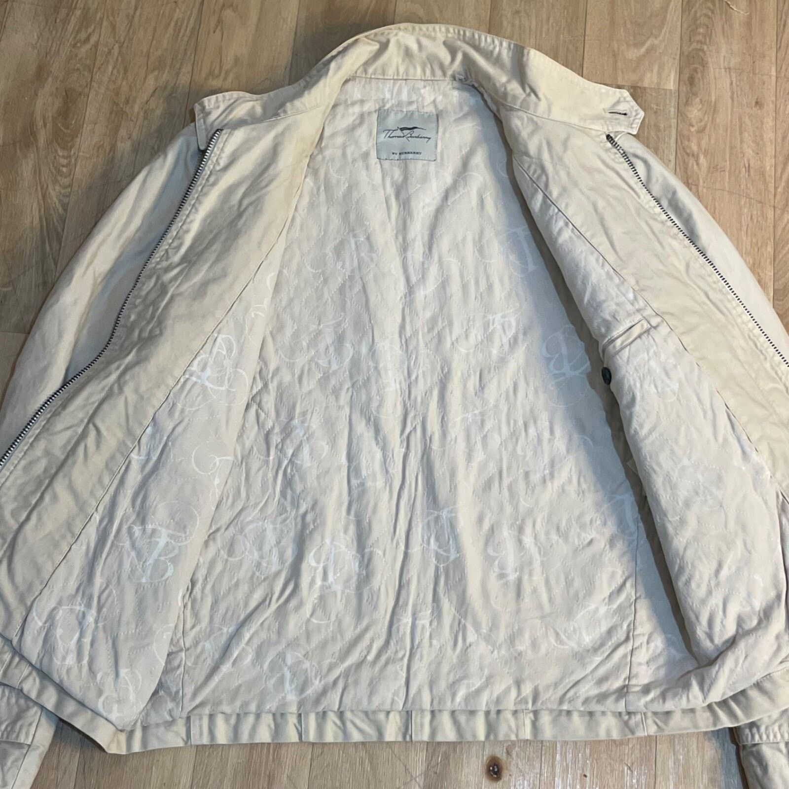 Burberry Vintage thomas BURBERRY bomber jacket burberry cotton men's Size US M / EU 48-50 / 2 - 10 Thumbnail