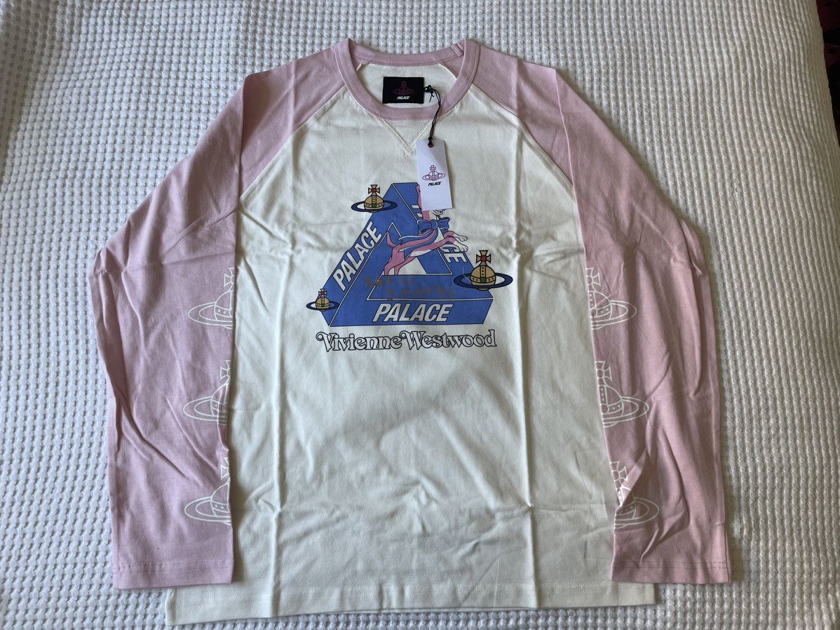 Palace x Vivienne Westwood Raglan Longsleeve Medium Pink