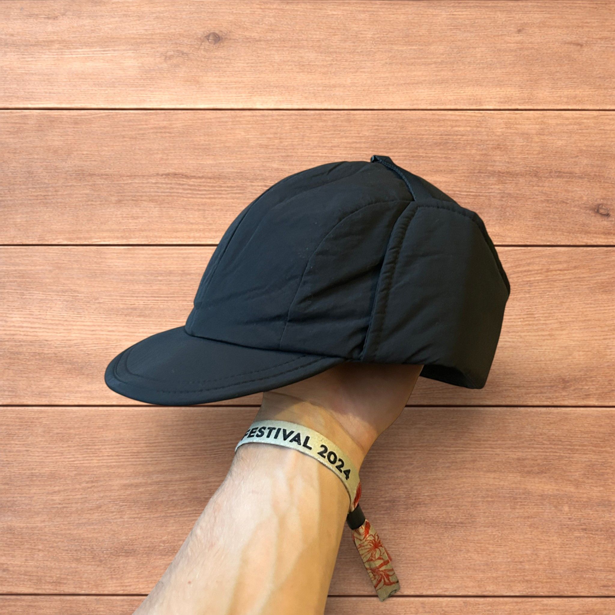 Japanese Brand Insane Russian Trapper Korean padded hat cap in black. Size ONE SIZE - 1 Thumbnail