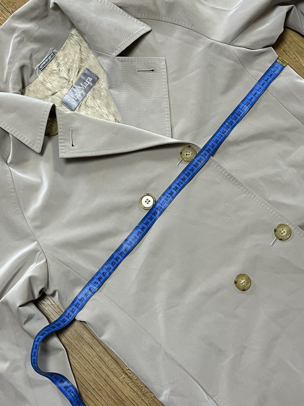 Max Mara Max Mara Blazer Beige Size M / US 6-8 / IT 42-44 - 8 Thumbnail