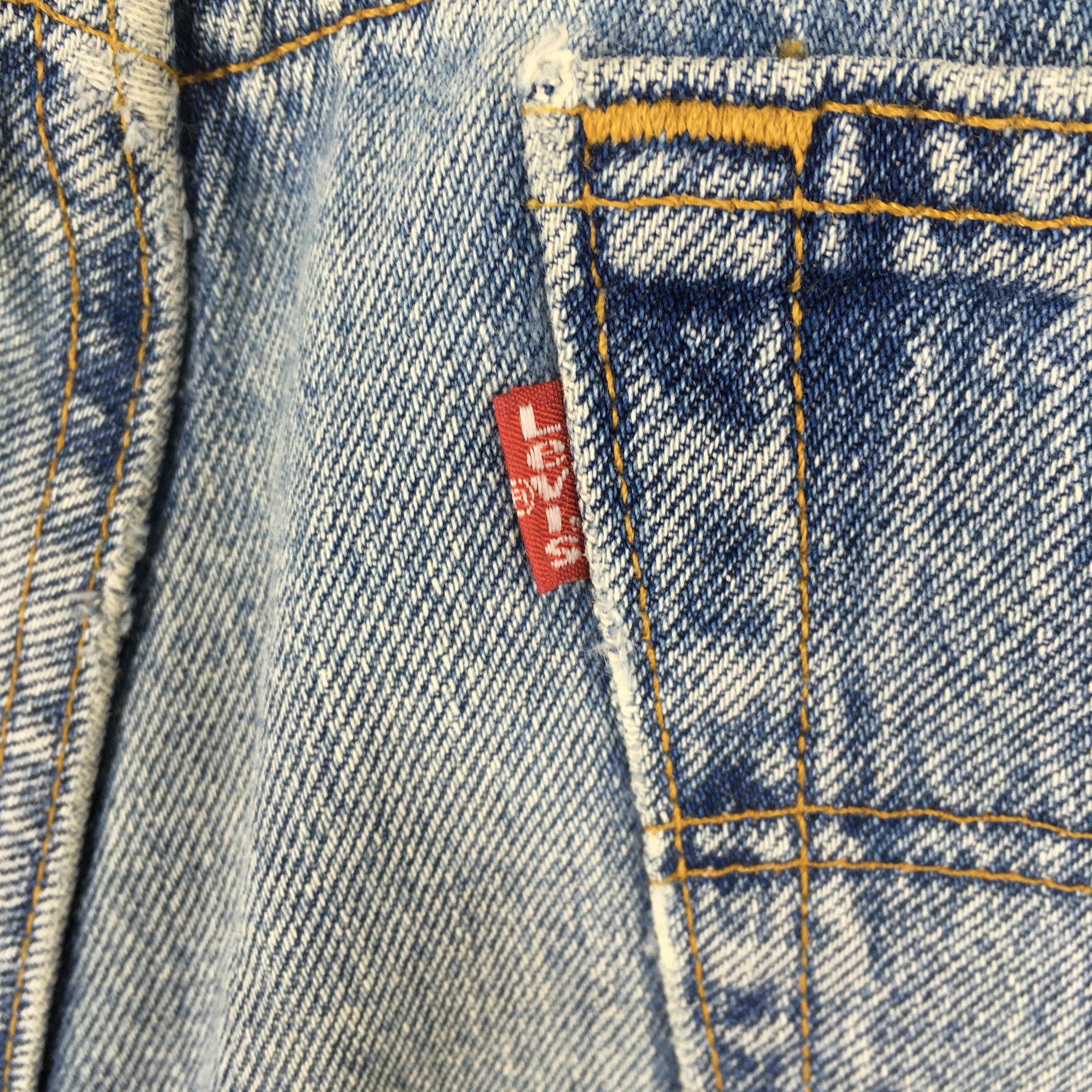 Levi's Size 31x29 Vintage 90s Levi's 501 Faded Dirty Jeans S358 Size US 31 - 11 Thumbnail