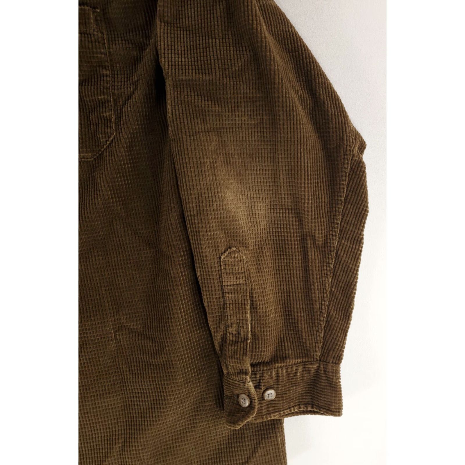 The Territory Ahead Territory Ahead Button-Up Shirt Mens XXL Brown Waffle Knit Textured Long Sleeve, 2XL (Regular) Size US XXL / EU 58 / 5 - 2 Thumbnail