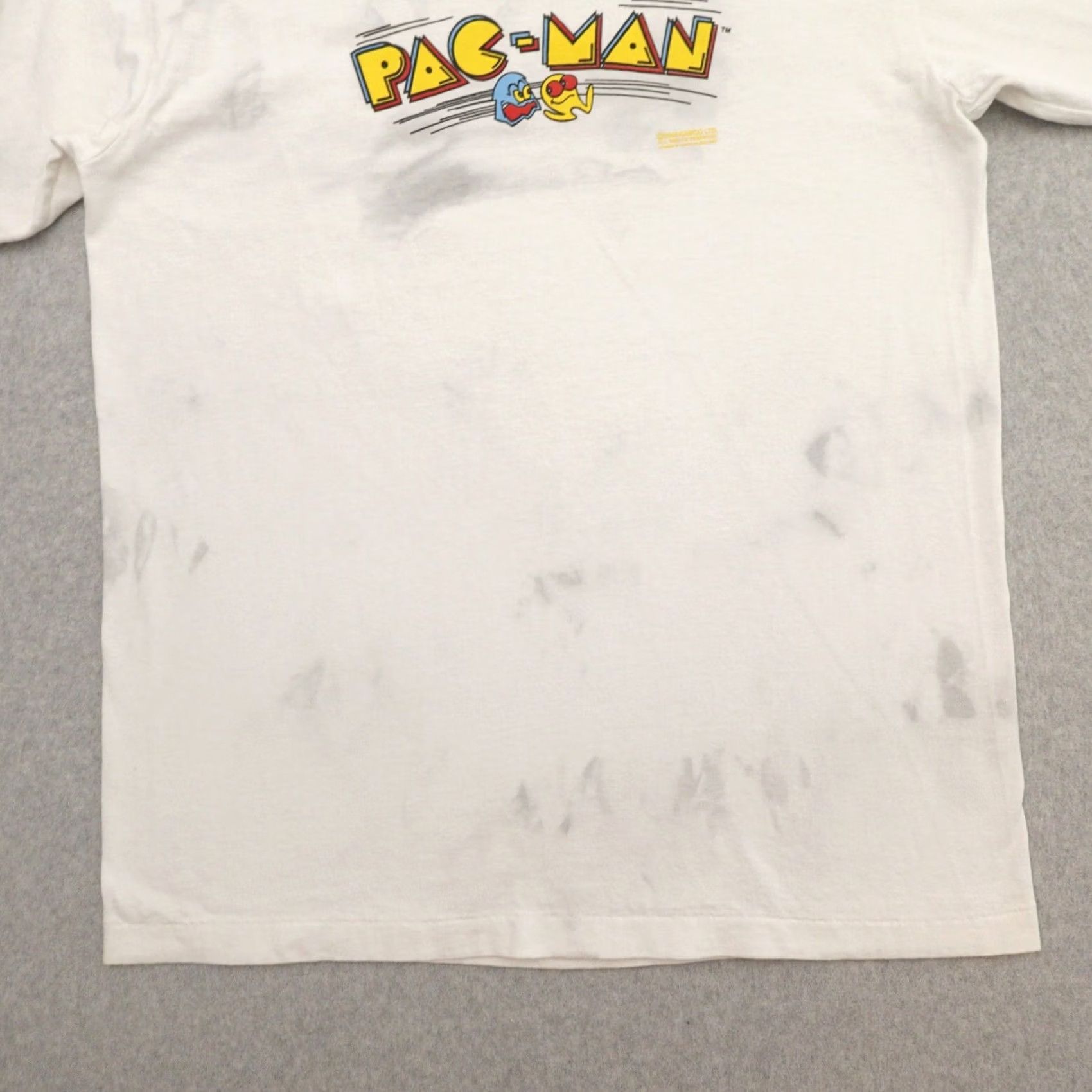 Changes Changes Nike T-Shirt Mens Large White Videogame Vintage Y2K Pac Man Licensed Namco 90s Decade Shirts Size US L / EU 52-54 / 3 - 7 Thumbnail