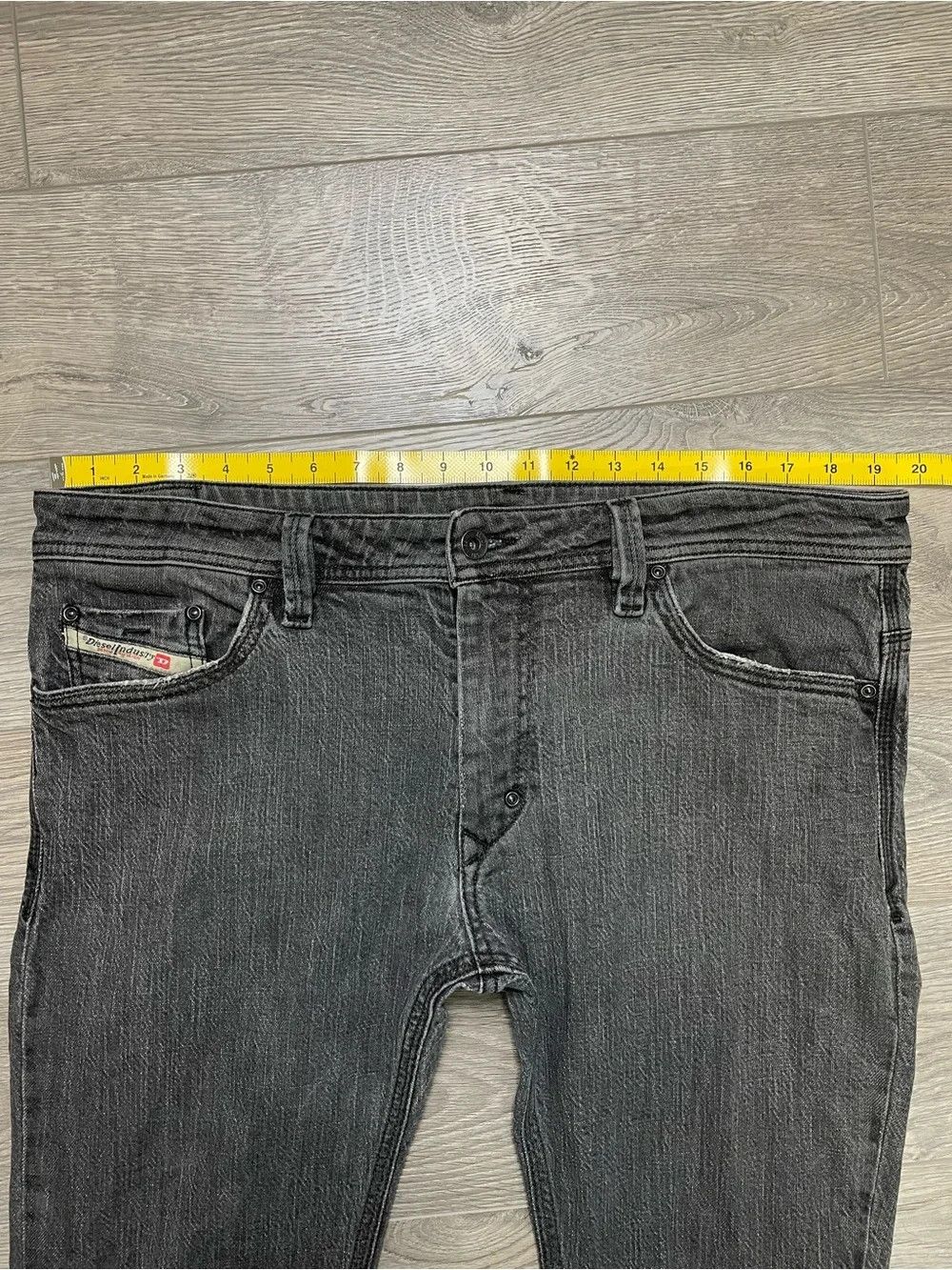 Diesel Diesel Thanaz Slim Gray Jeans Made in Italy Size 38x32.5 Size US 38 / EU 54 - 8 Thumbnail
