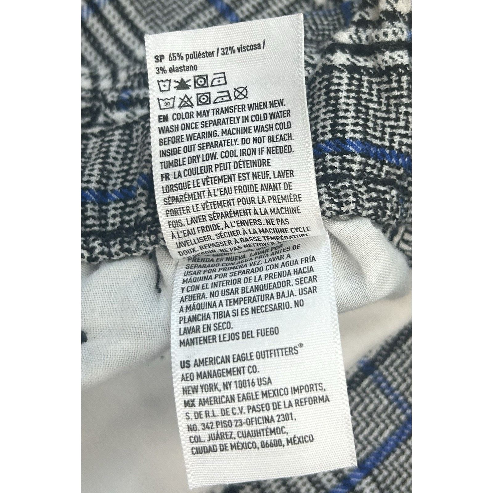 American Eagle Outfitters American Eagle Shorts Womens Size 4 Houndstooth Plaid Size 27" / US 4 / IT 40 - 8 Thumbnail