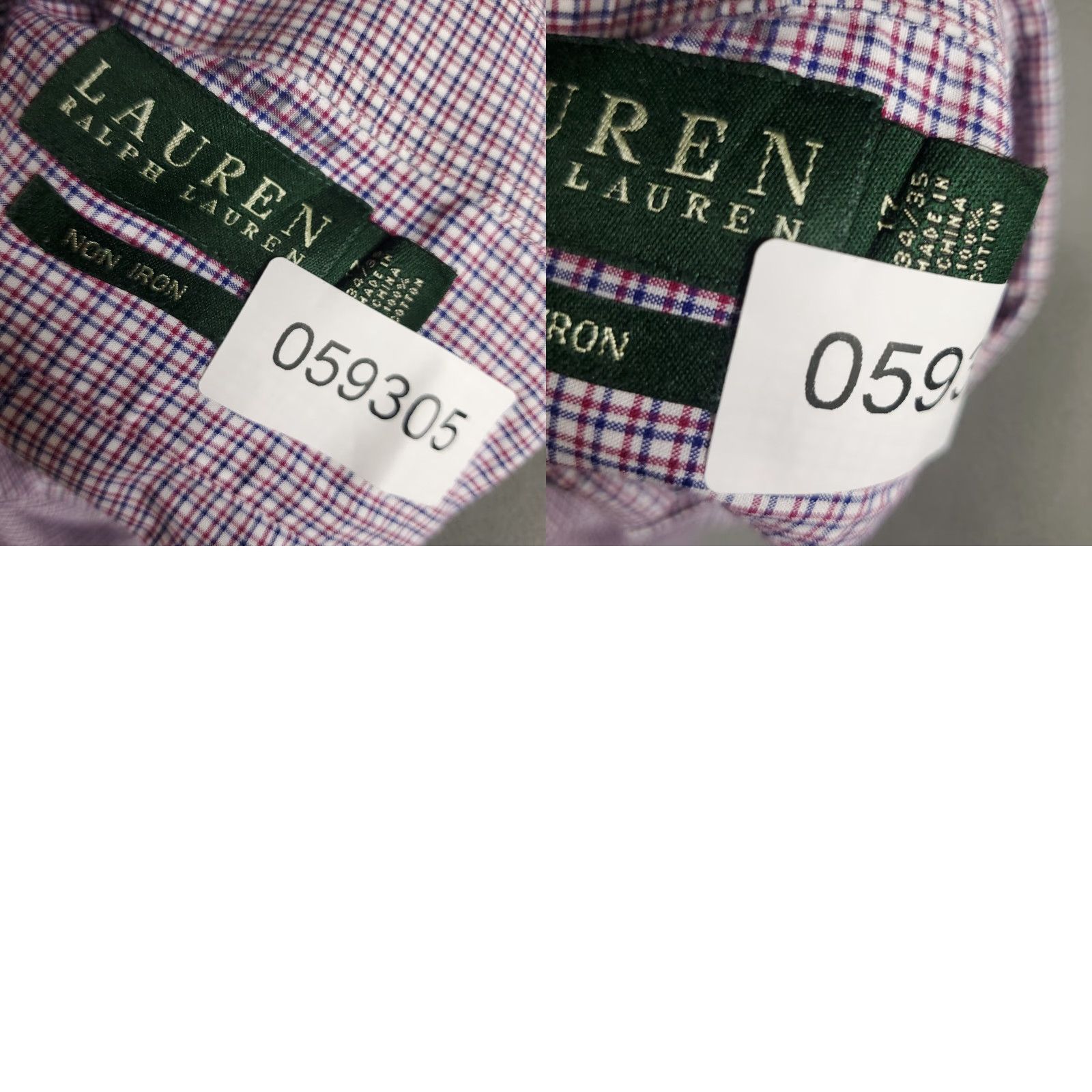 Ralph Lauren Ralph Lauren Dress Shirt Mens Size 17 Red Blue Plaid Long Sleeve Button-Down Size 46R - 8 Thumbnail