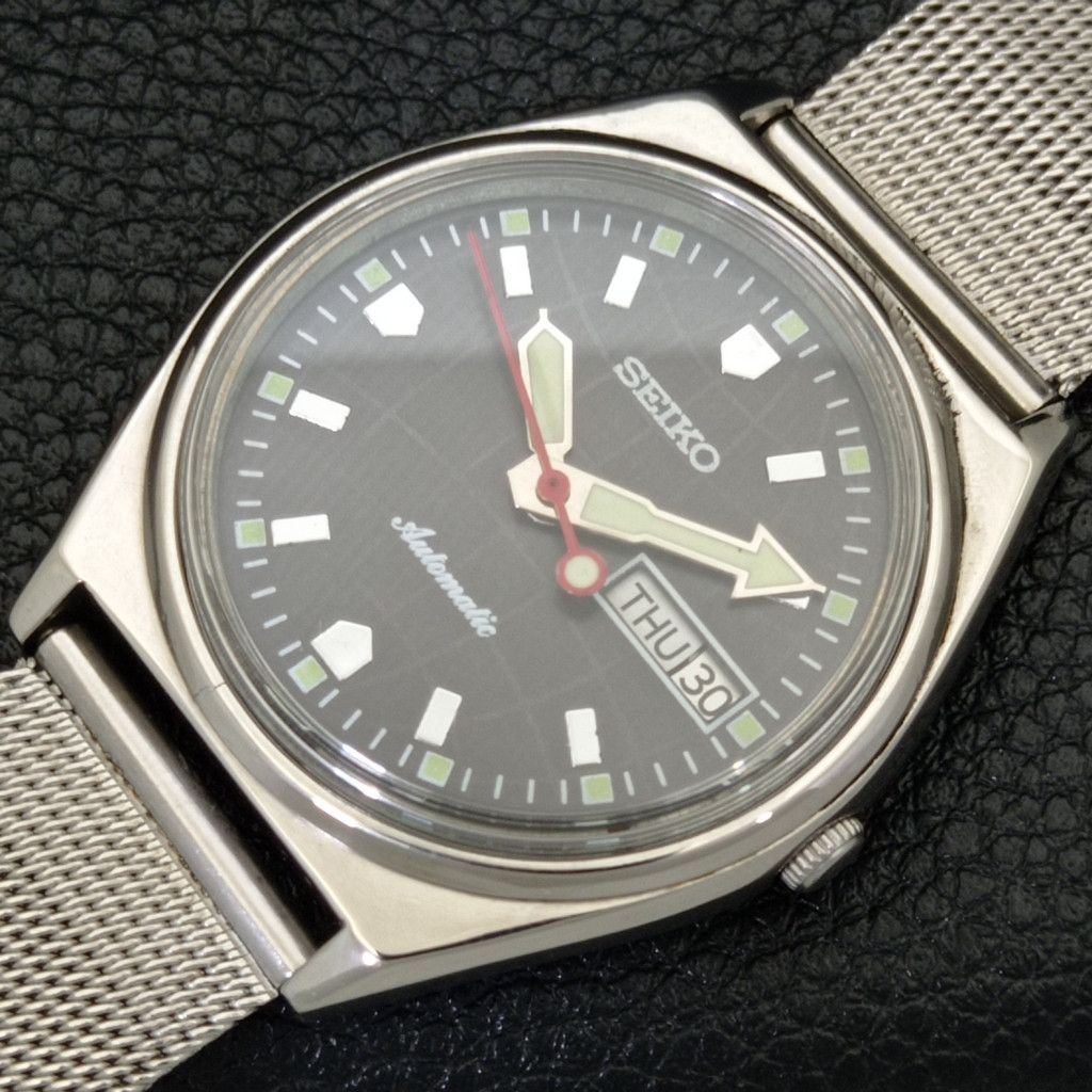 Seiko JAPAN VINTAGE SEIKO AUTOMATIC 6309A MENS WATCH a700408-1 Size 38 - 6 Thumbnail