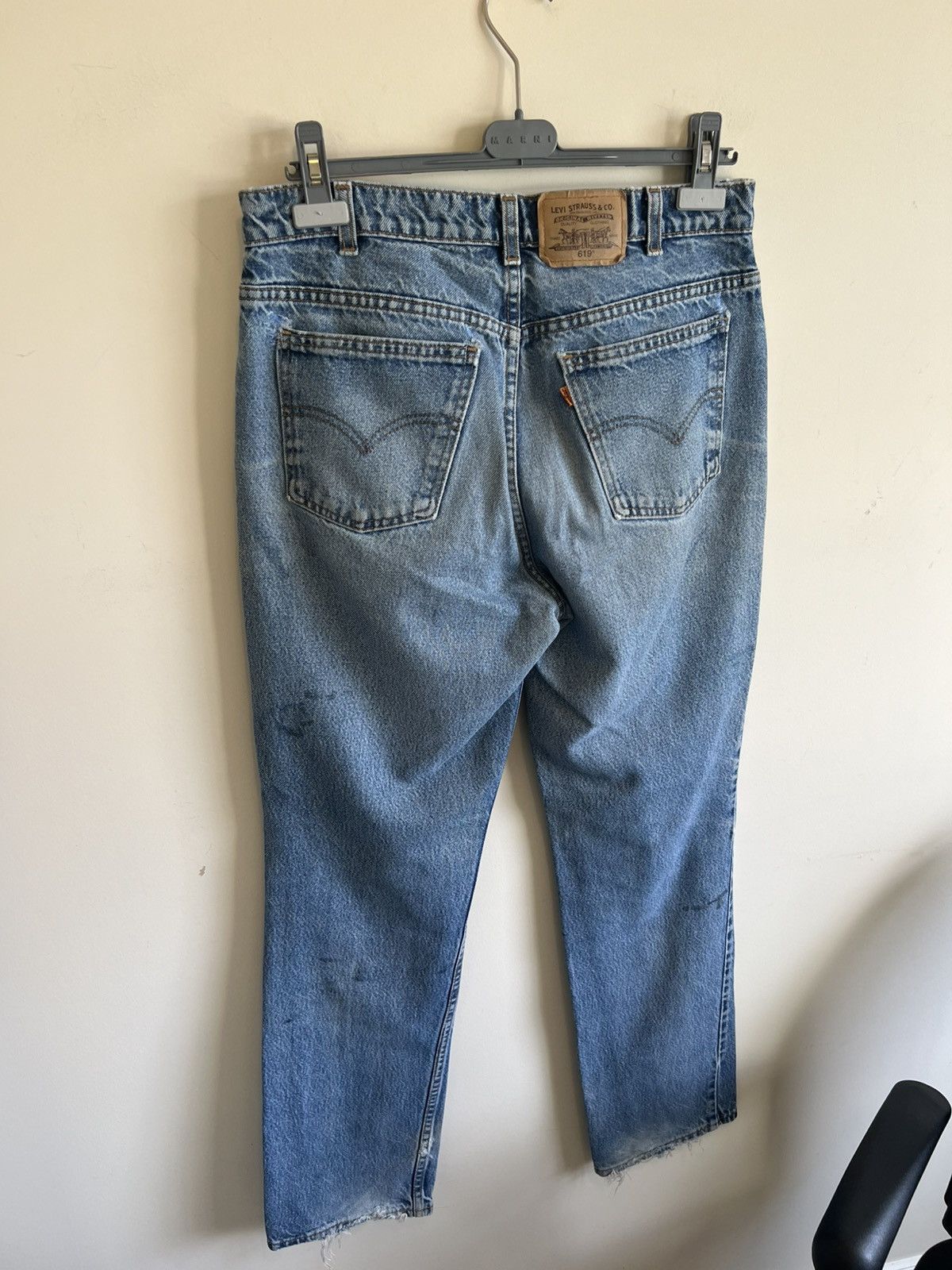 Levi's Orange TAB Vintage 90s Levi's 501 Denim Jeans Matcha Size US 34 / EU 50 - 3 Thumbnail