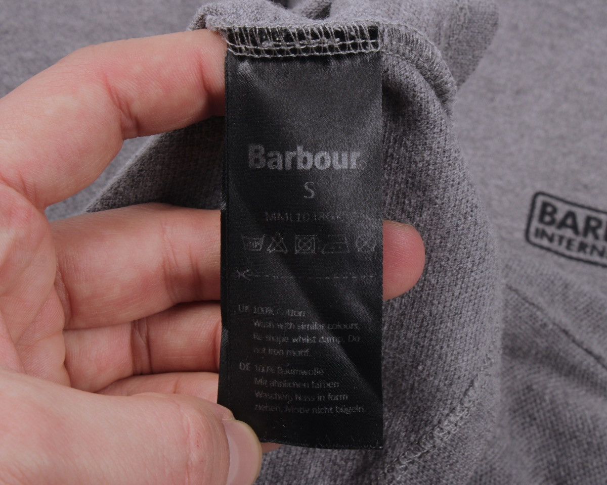 Barbour BARBOUR International Half 1/4 Zip Cotton Gray Pullover Size US S / EU 44-46 / 1 - 13 Thumbnail