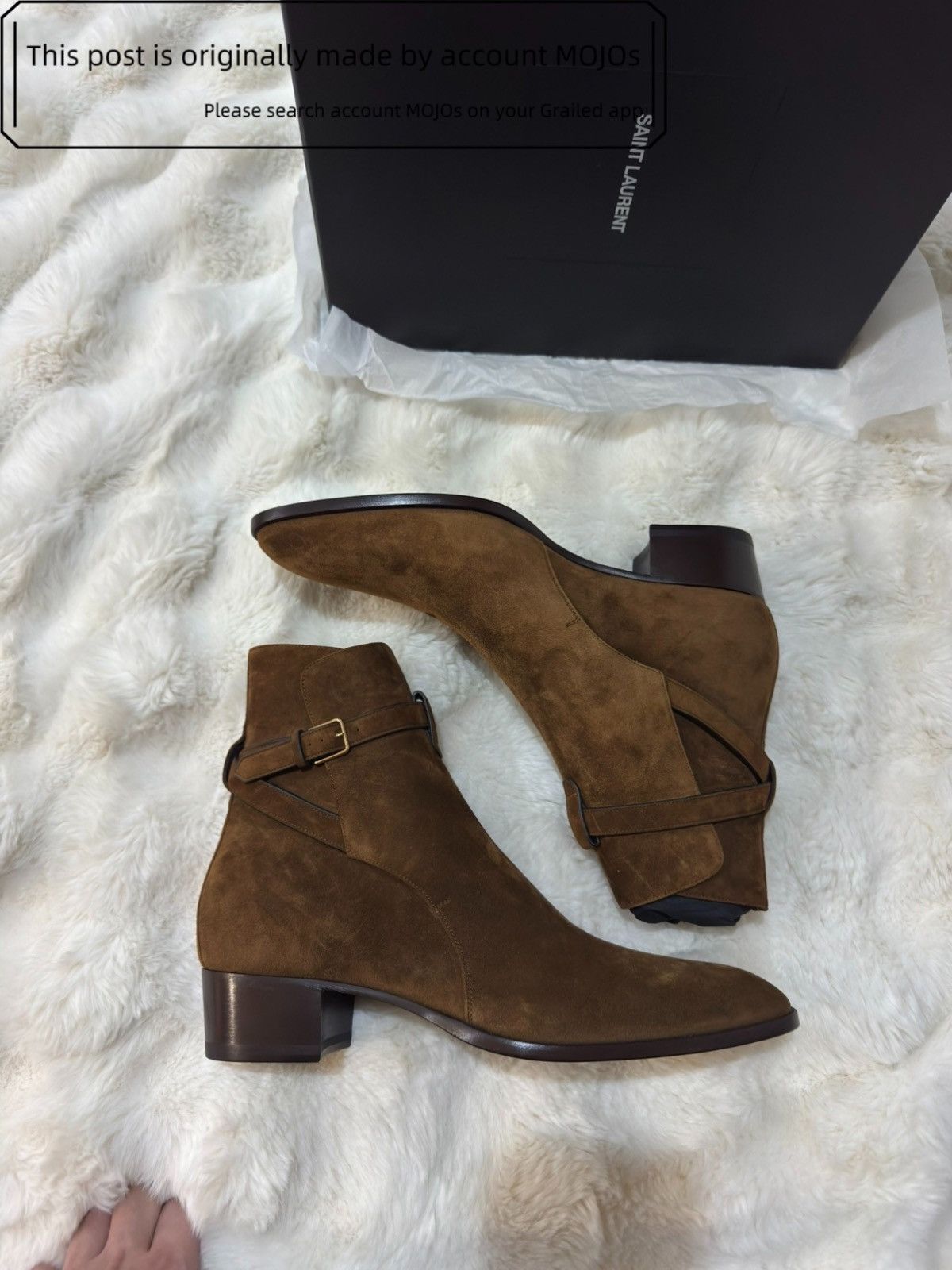 Saint Laurent Paris Sz 45 Saint Laurent Paris Cachemire Land Boots mojos13184 Size US 12 / EU 45 - 5 Thumbnail