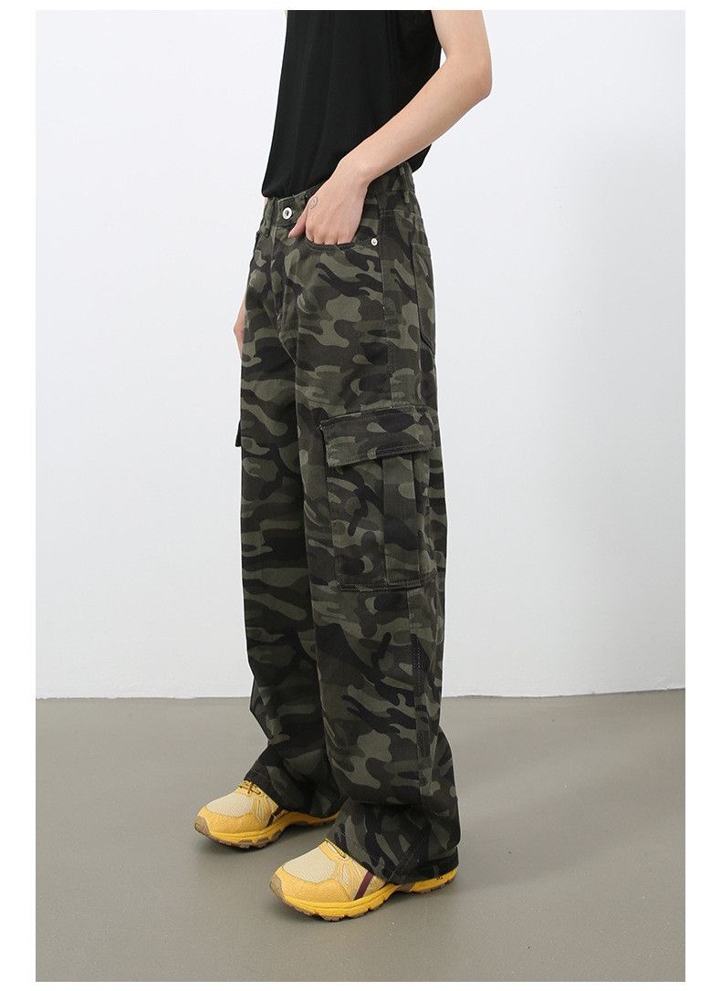 Japanese Brand × Jean Men's retro camouflage large pocket cargo jeans Size US 32 / EU 48 - 5 Thumbnail
