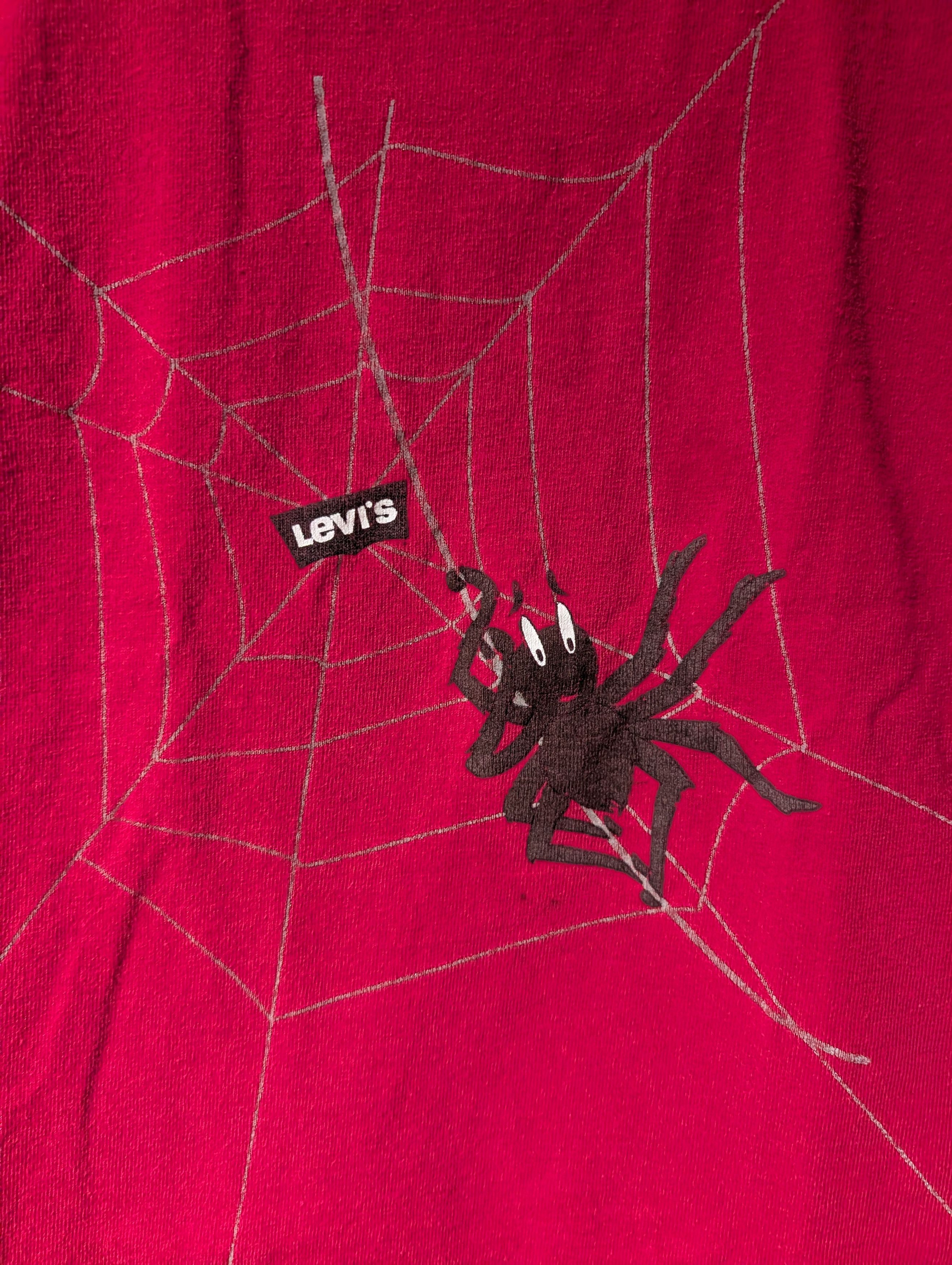 Levi's Vintage 90s Kids Levi’s Spider Web Tee USA Single Stitch 3T Size US M / EU 48-50 / 2 - 2 Thumbnail