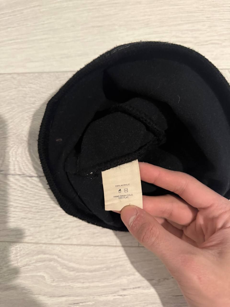 Oakley Vintage Oakley Hat Black / White 100% Acrylic Size ONE SIZE - 3 Thumbnail