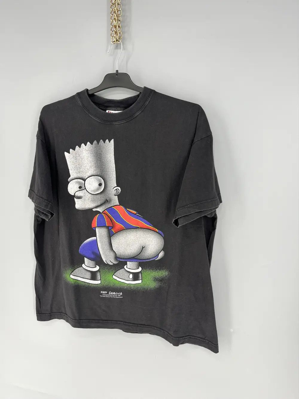 Vintage Vintage Bart Simpson 1998 Matt Groening Boxy Fit Redwood But Size US XL / EU 56 / 4 - 3 Thumbnail