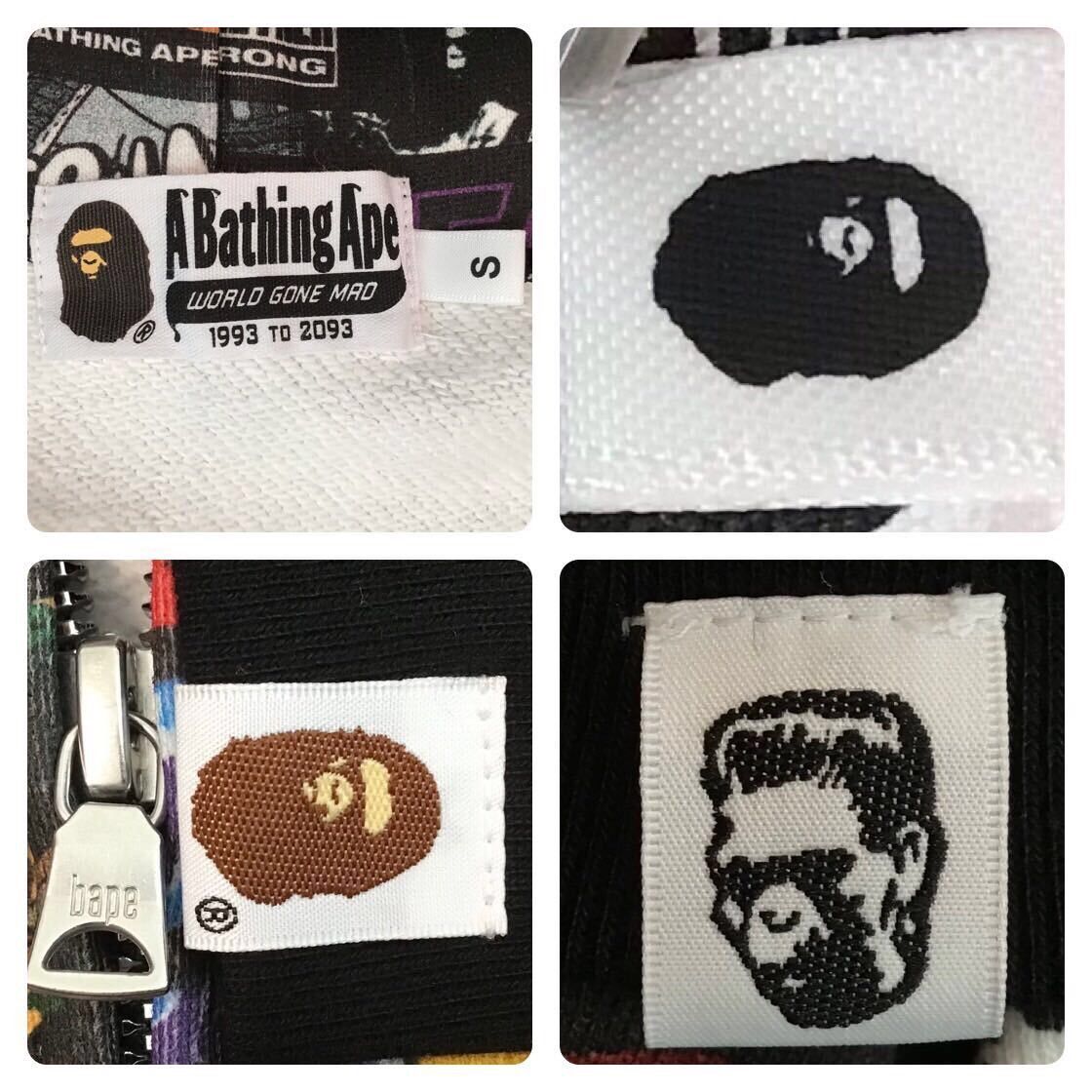 Bape BAPE ALBUM MONOGRAM Shark full zip hoodie a bathing ape Size US S / EU 44-46 / 1 - 8 Thumbnail