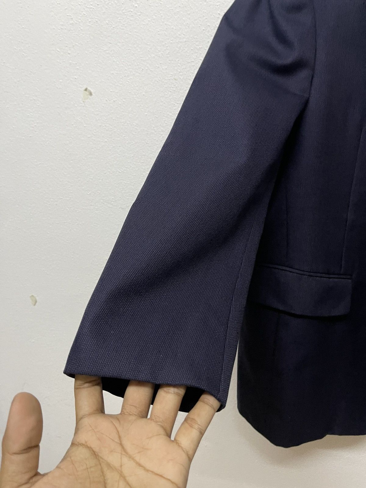 Balenciaga 2000s BALENCIAGA PARIS BLAZZER BLUE BLACK Size 38L - 7 Thumbnail