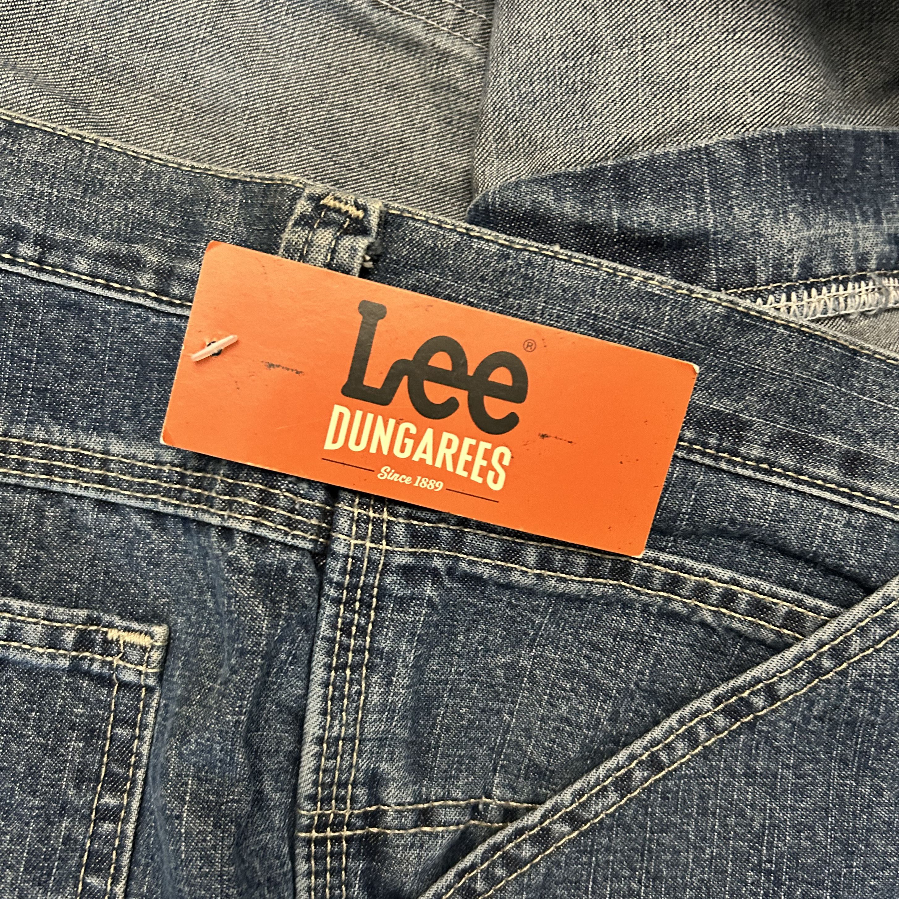 Lee Lee Dungarees Men's Size 44 Carpenter Denim Jean Shorts Size US 44 / EU 60 - 6 Thumbnail