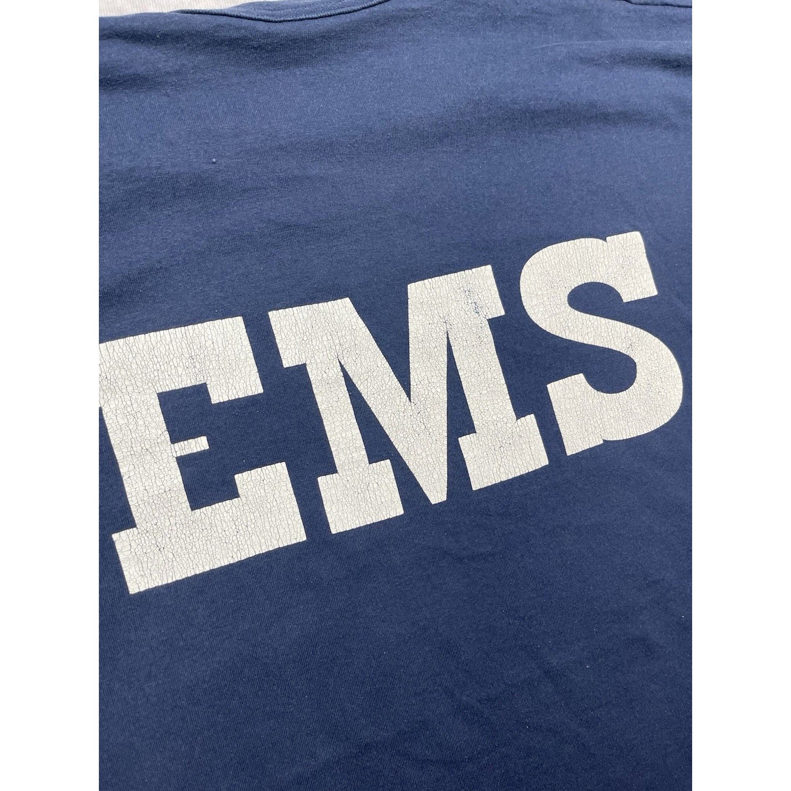 Fruit Of The Loom Vtg 90s FDNY EMS Staff T-Shirt XXL XL Single Stitch Williams Size US XL / EU 56 / 4 - 9 Thumbnail
