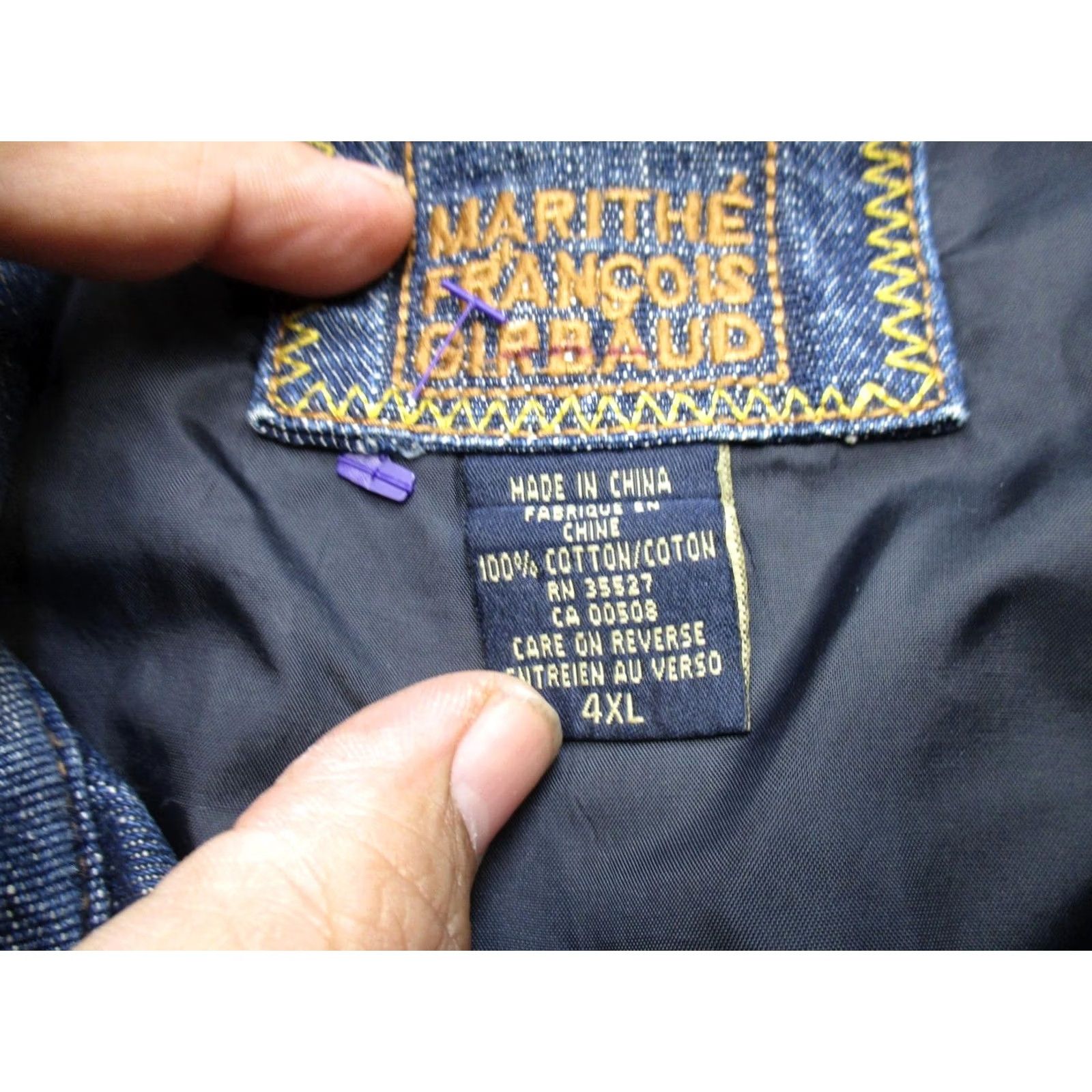 Vintage VINTAGE Marithe Francois Girbaud Jacket Mens 4XL Denim Barn Chore Coat Y2K Size US XXL / EU 58 / 5 - 4 Thumbnail