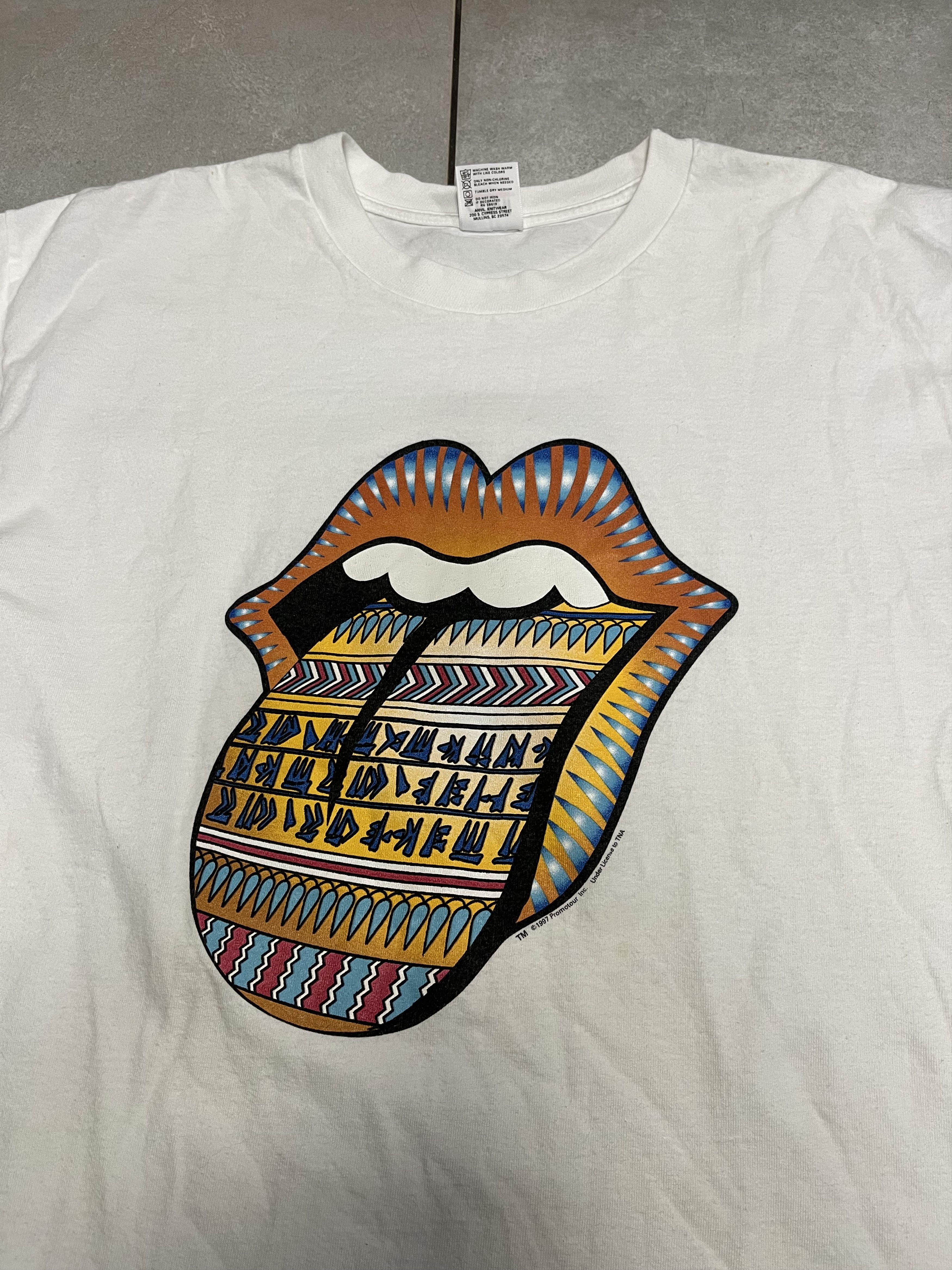 Anvil × Band Tees × Vintage T-Shirt The Rolling Stones Anvil Vintage XL 1997 Size US XL / EU 56 / 4 - 4 Thumbnail