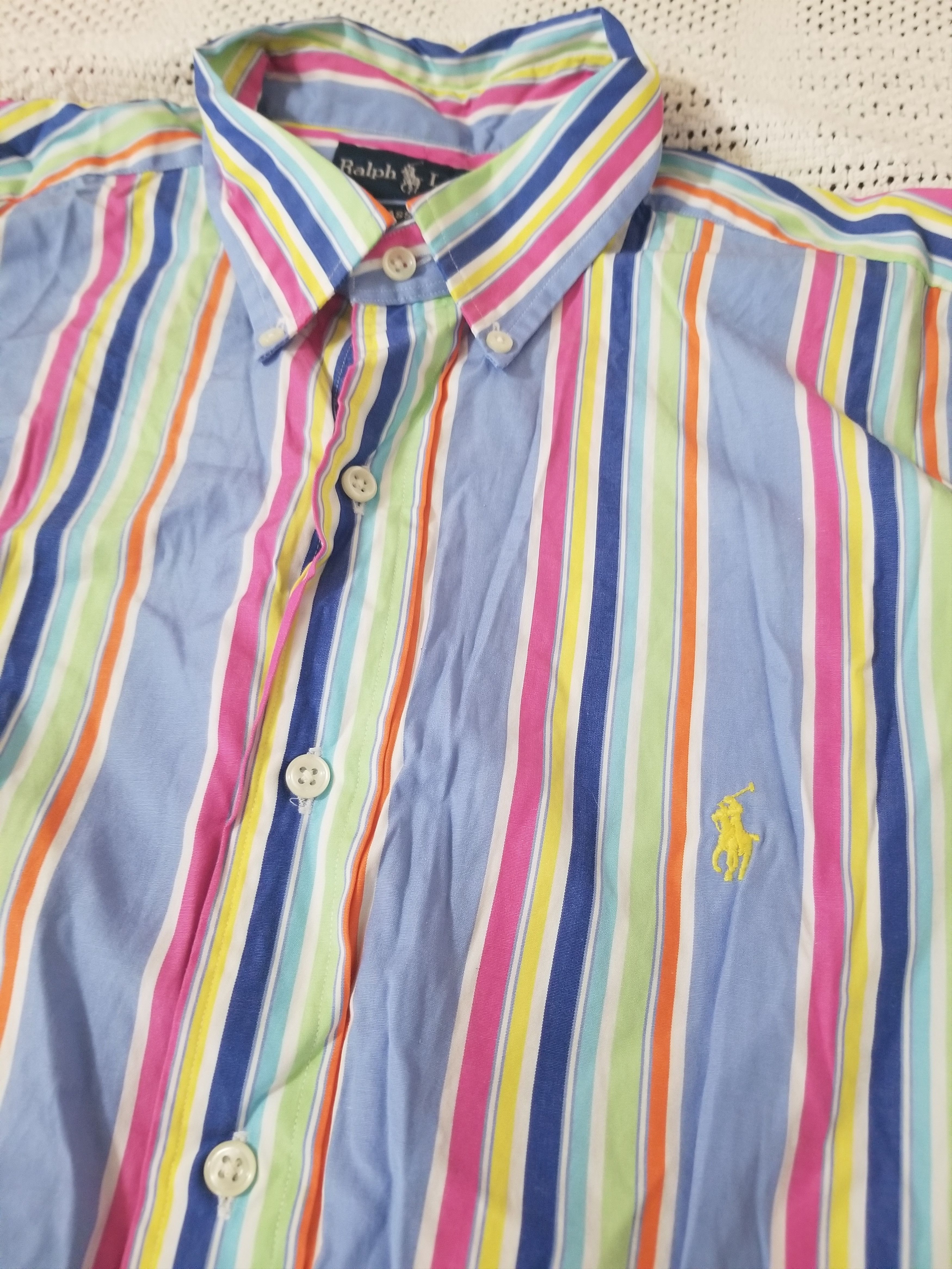 Polo Ralph Lauren MULTICOLOR STRIPES CASUAL Size US L / EU 52-54 / 3 - 3 Thumbnail