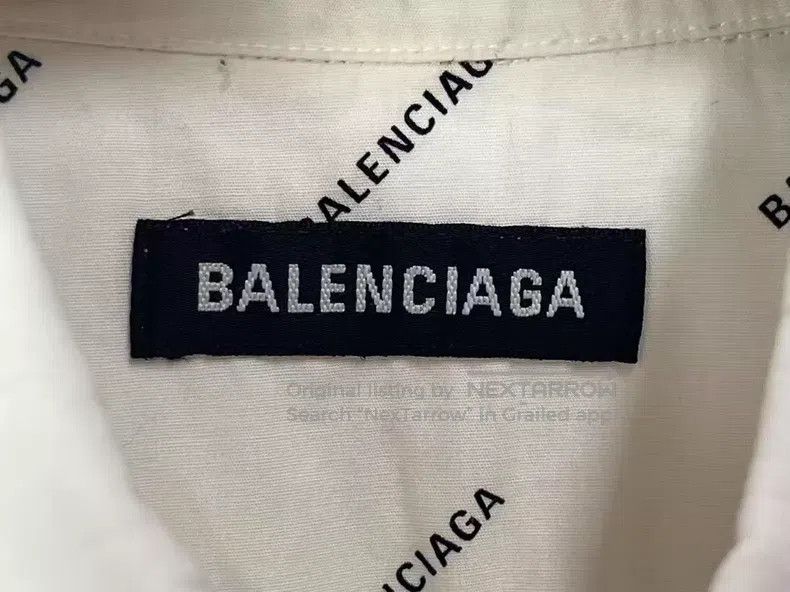 Balenciaga Balenciaga size 37 White short-sleeved shirt with logo all Size US S / EU 44-46 / 1 - 5 Thumbnail