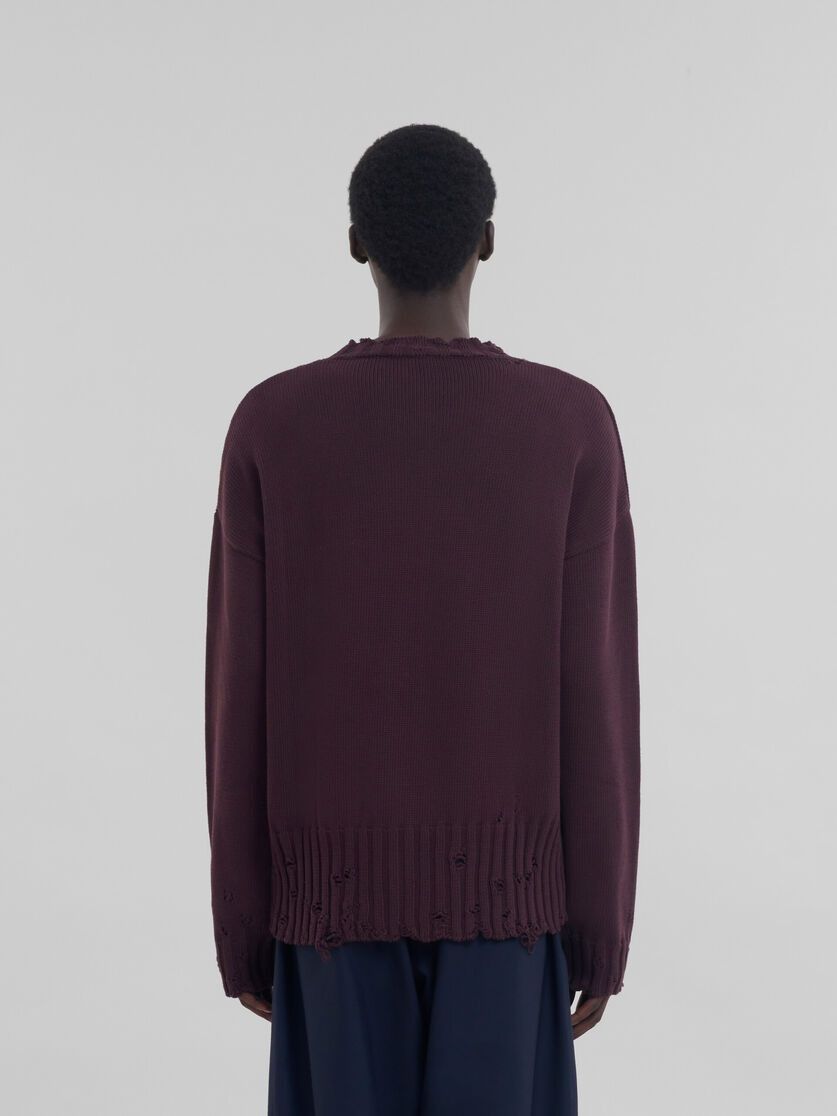 Marni o1w1db10625 Crewneck Sweater in Brown Size US L / EU 52-54 / 3 - 3 Thumbnail