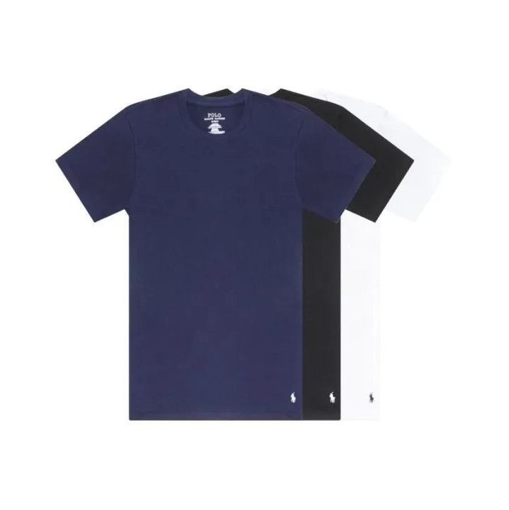 Polo Ralph Lauren Polo Ralph Lauren Men's 3-Pack Solid Crew Neck Tees Size US M / EU 48-50 / 2 - 1 Thumbnail