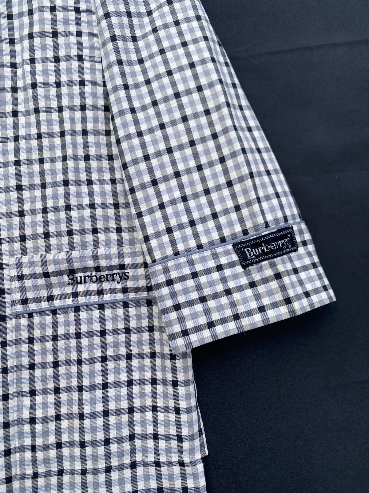 Burberry Vintage Burberry Checkered Long Coat Size US L / EU 52-54 / 3 - 8 Thumbnail